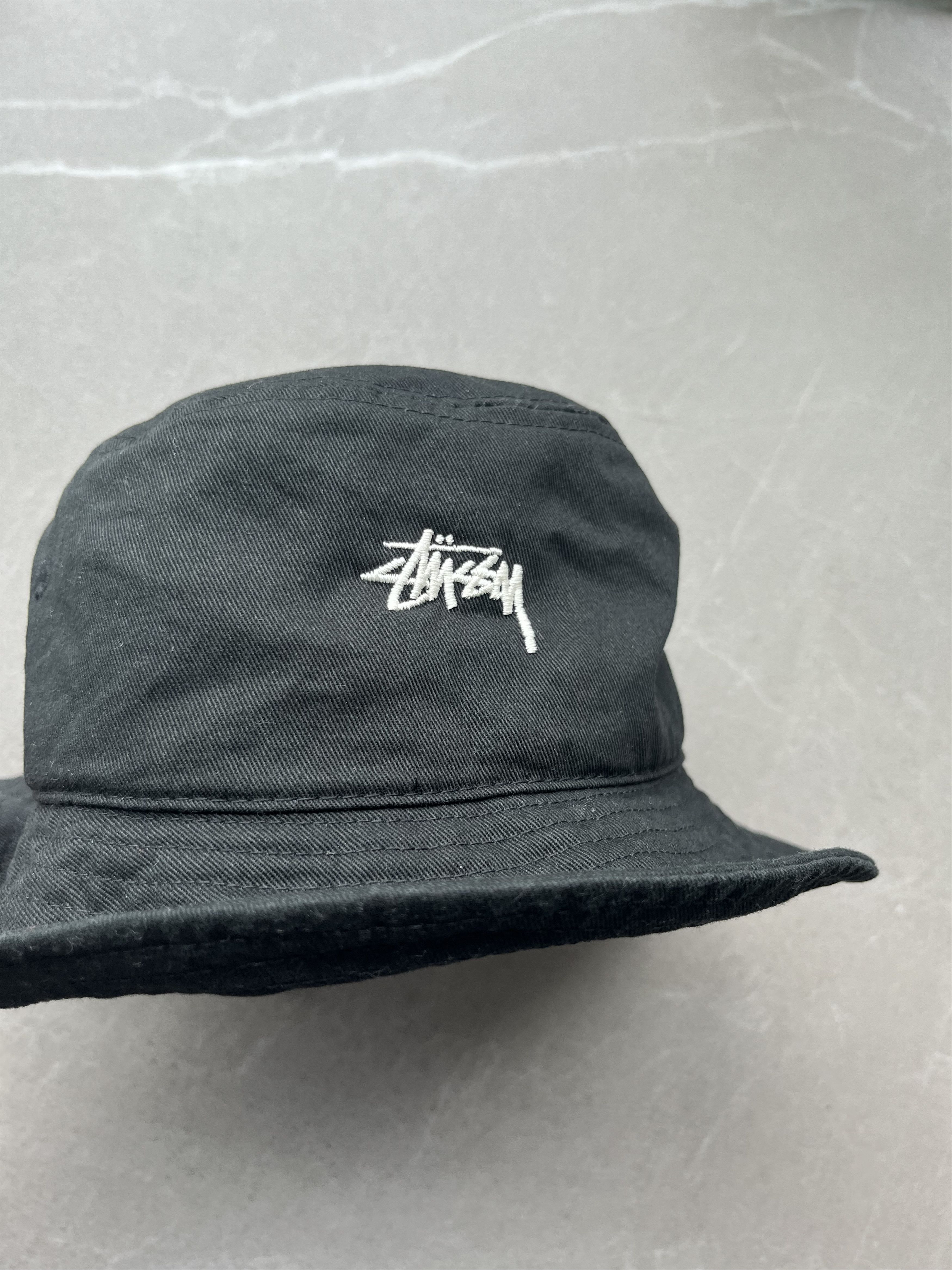 Stussy Stussy Japan Edition Mens Fisherman Stock Bucket Black Hat Size ONE SIZE - 3 Thumbnail