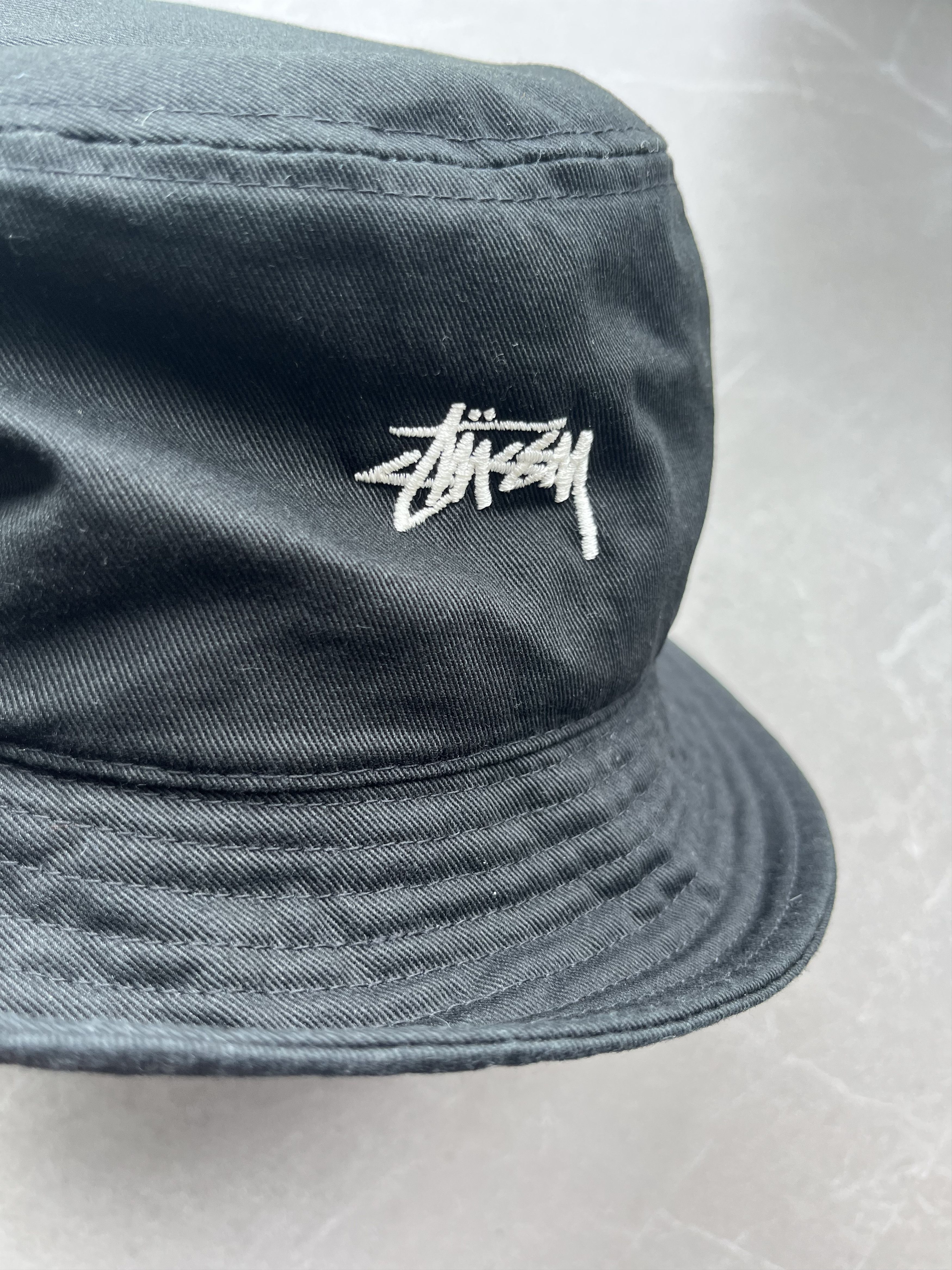 Stussy Stussy Japan Edition Mens Fisherman Stock Bucket Black Hat Size ONE SIZE - 7 Thumbnail