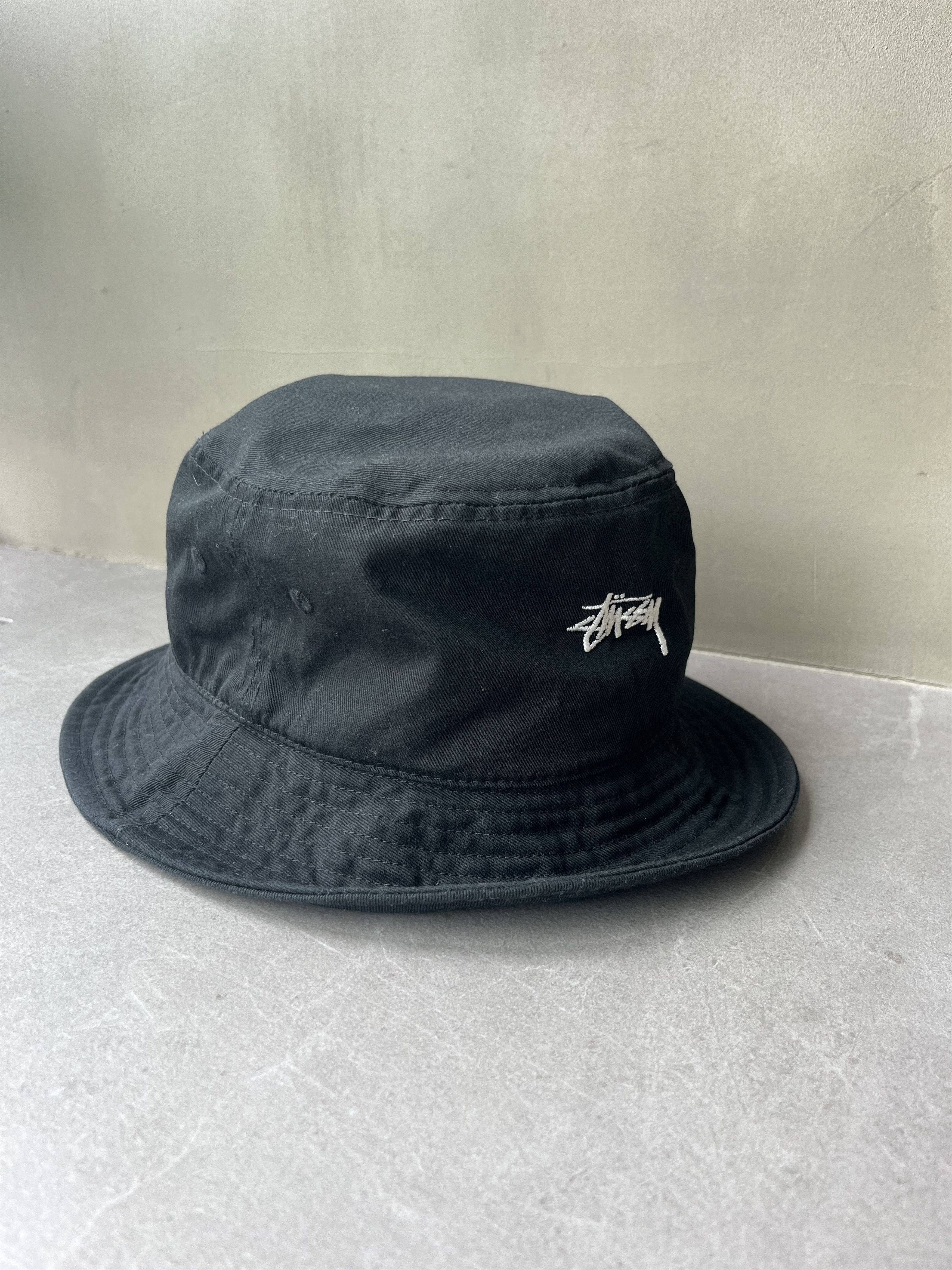 Stussy Stussy Japan Edition Mens Fisherman Stock Bucket Black Hat Size ONE SIZE - 6 Thumbnail