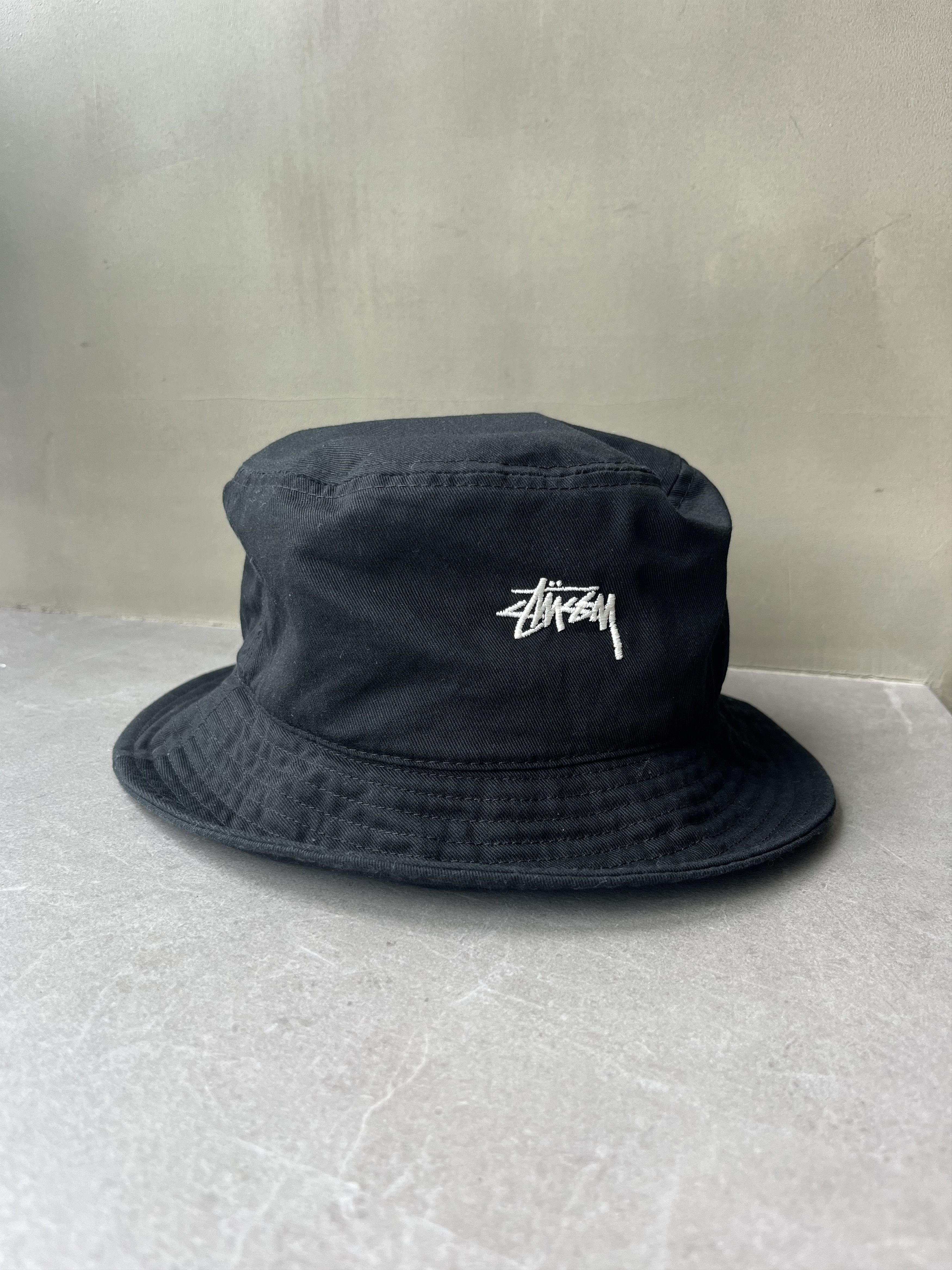 Stussy Stussy Japan Edition Mens Fisherman Stock Bucket Black Hat Size ONE SIZE - 12 Thumbnail