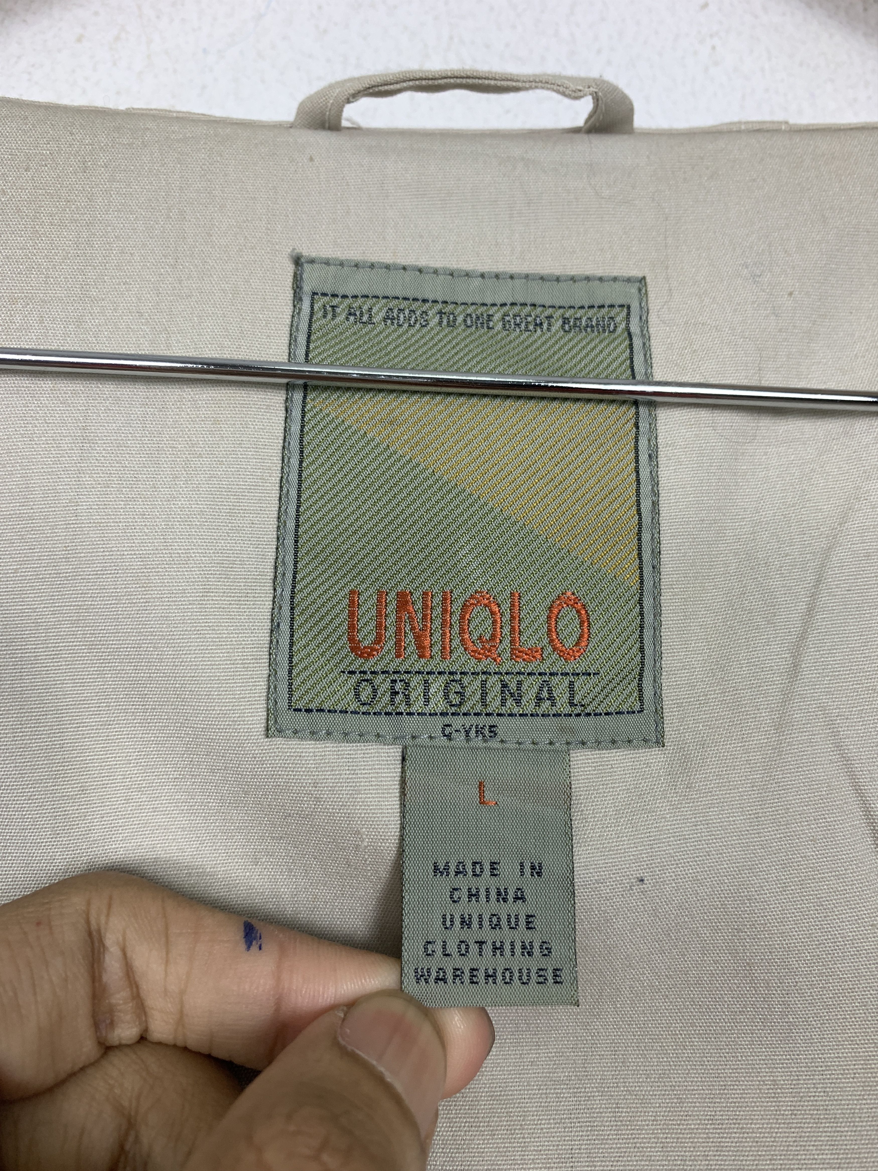 Uniqlo Vintage UNIQLO Original Zip Up Hoodie Long Jacket J1444 Size US M / EU 48-50 / 2 - 11 Thumbnail