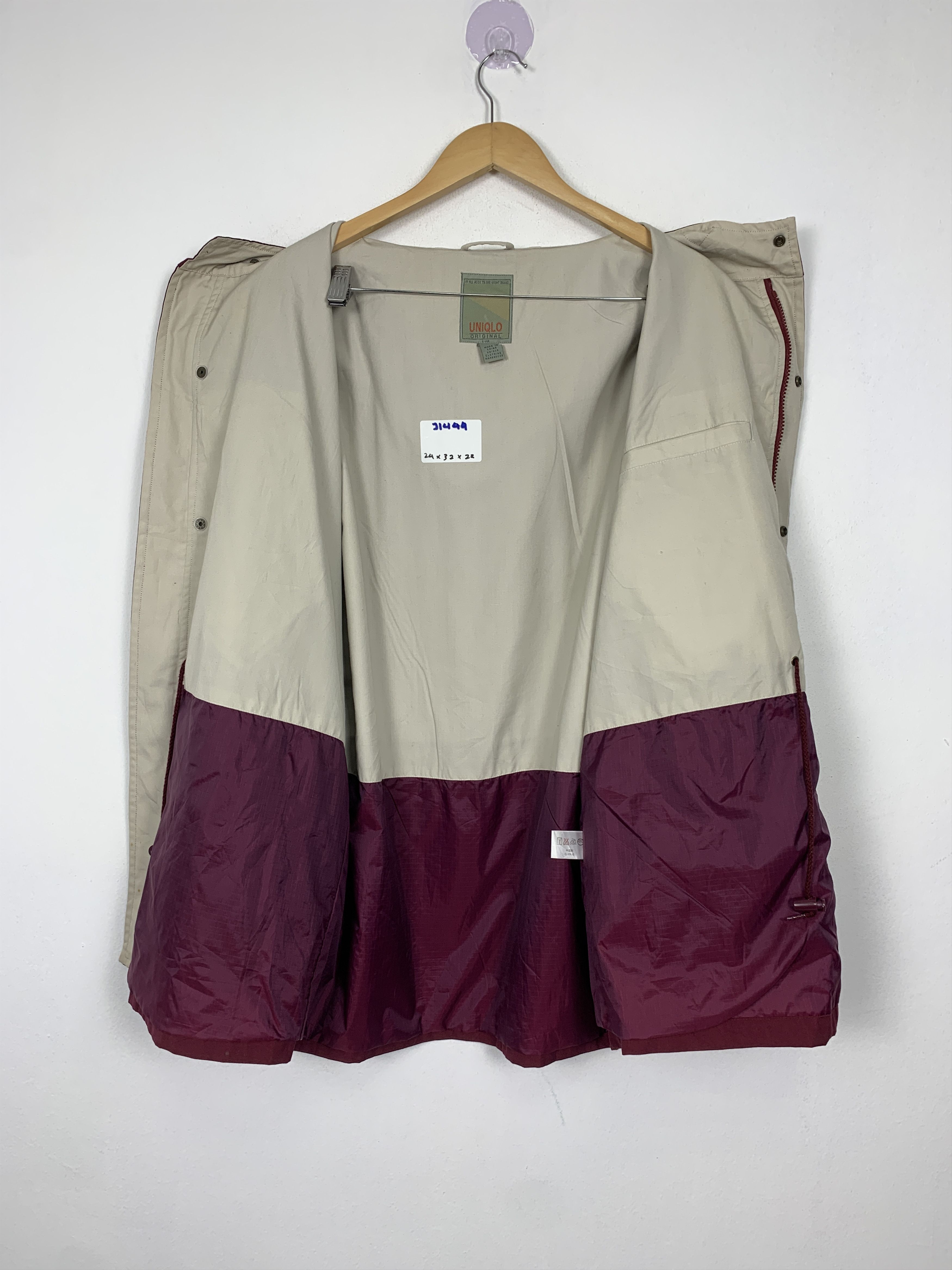 Uniqlo Vintage UNIQLO Original Zip Up Hoodie Long Jacket J1444 Size US M / EU 48-50 / 2 - 10 Thumbnail