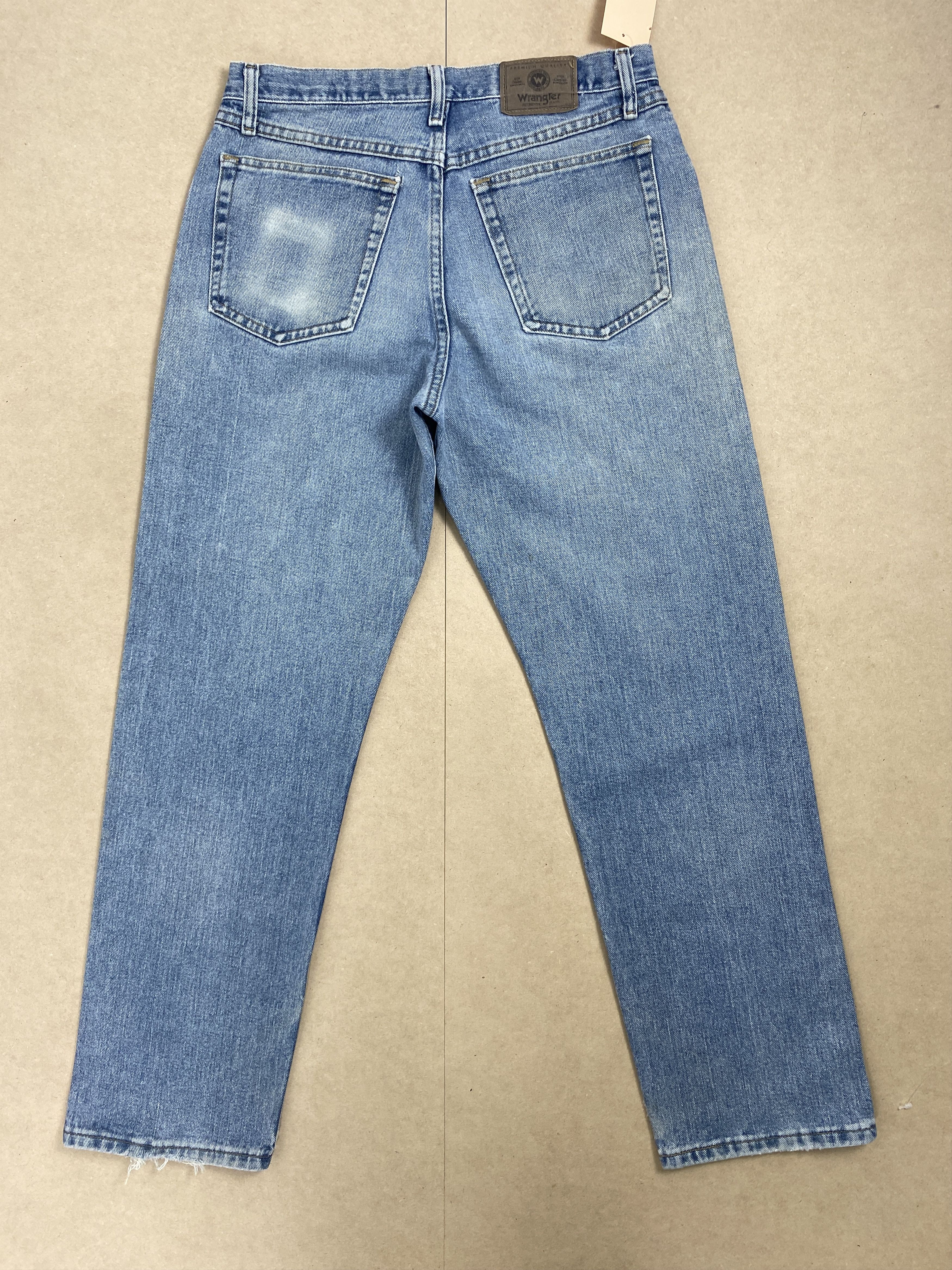 Vintage × Wrangler Vintage Wrangler Straight Cut Faded Light Wash Jeans Size US 33 - 6 Thumbnail