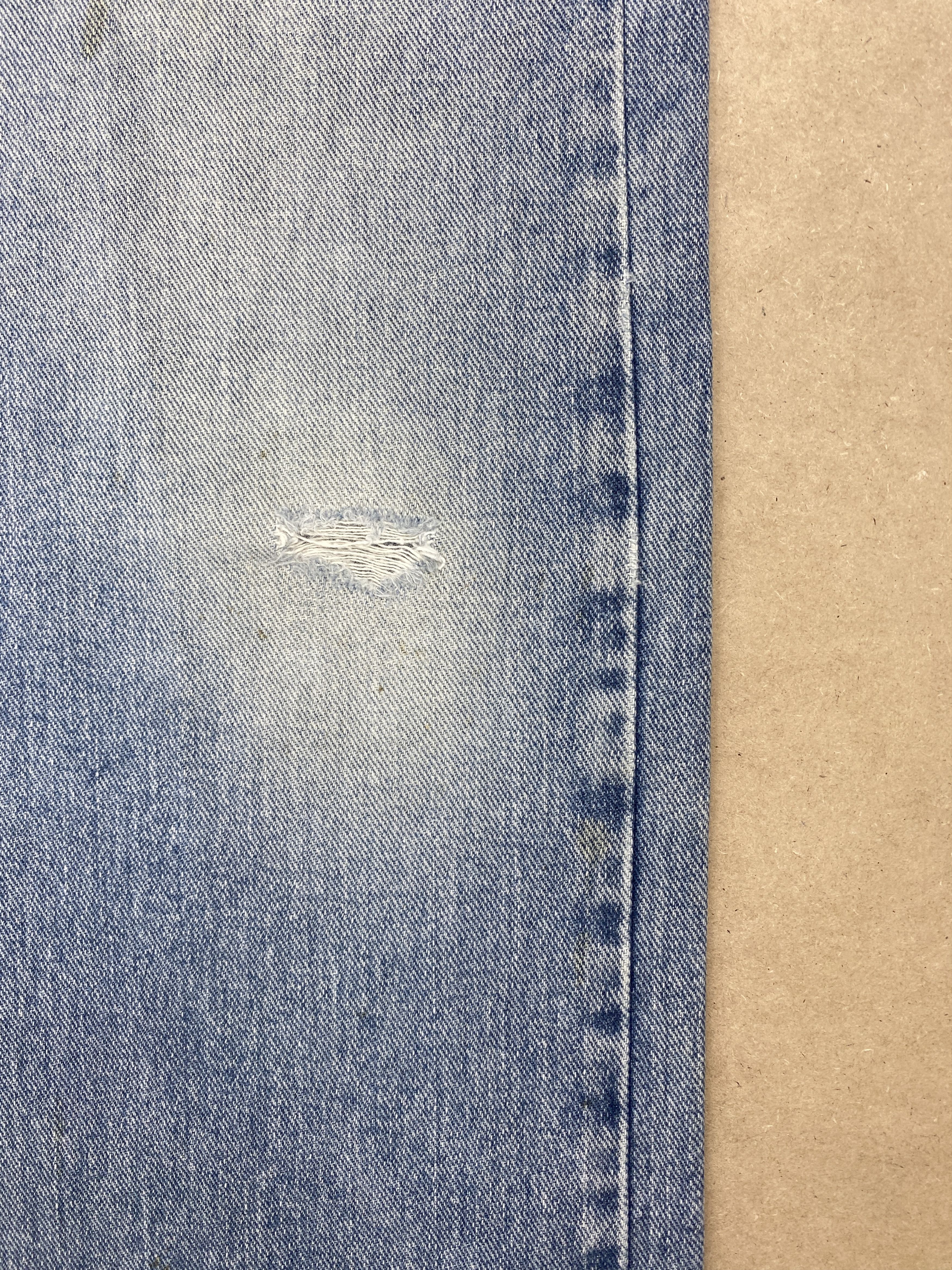 Vintage × Wrangler Vintage Wrangler Straight Cut Faded Light Wash Jeans Size US 33 - 3 Thumbnail