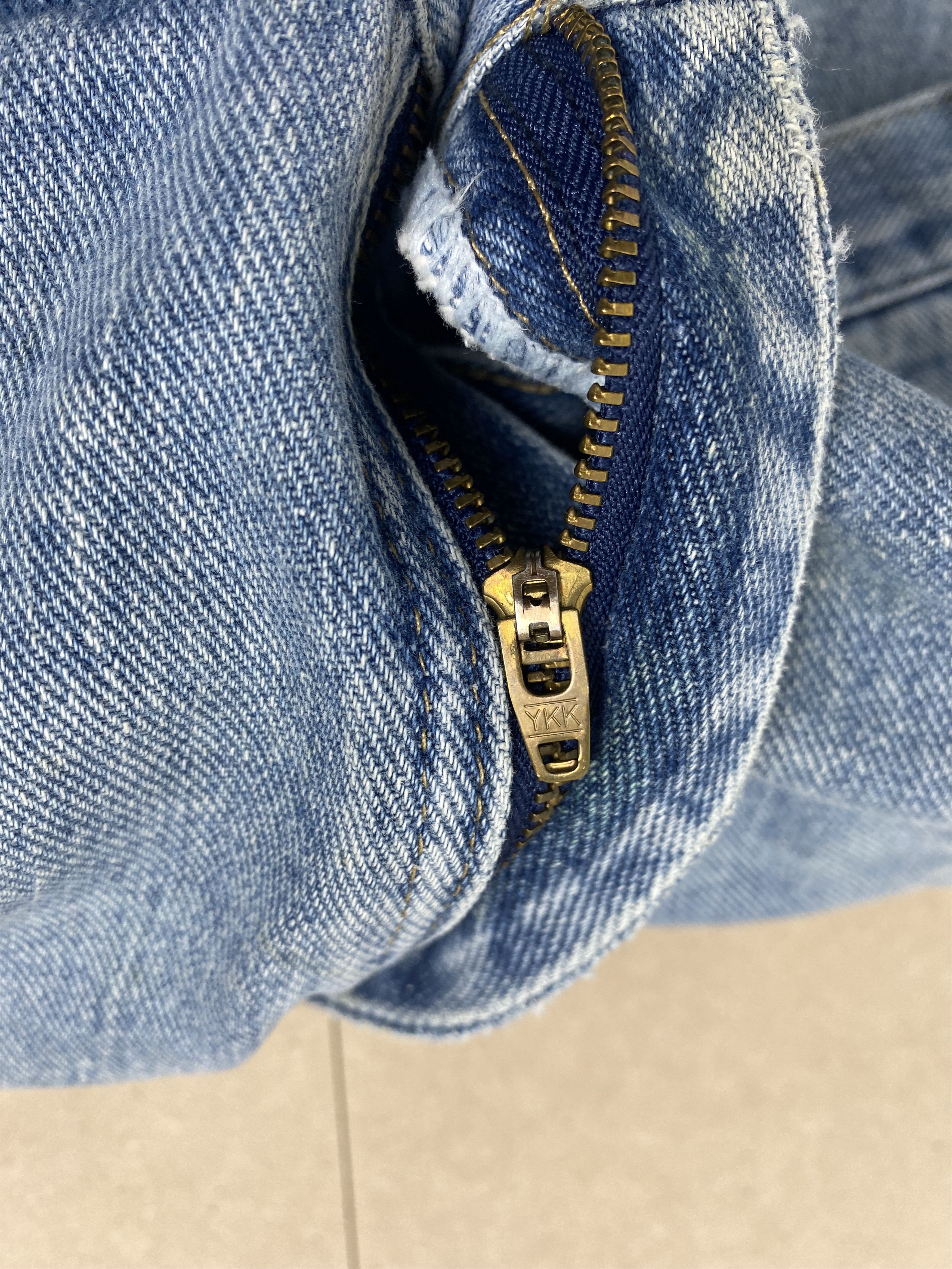Vintage × Wrangler Vintage Wrangler Straight Cut Faded Light Wash Jeans Size US 33 - 13 Thumbnail
