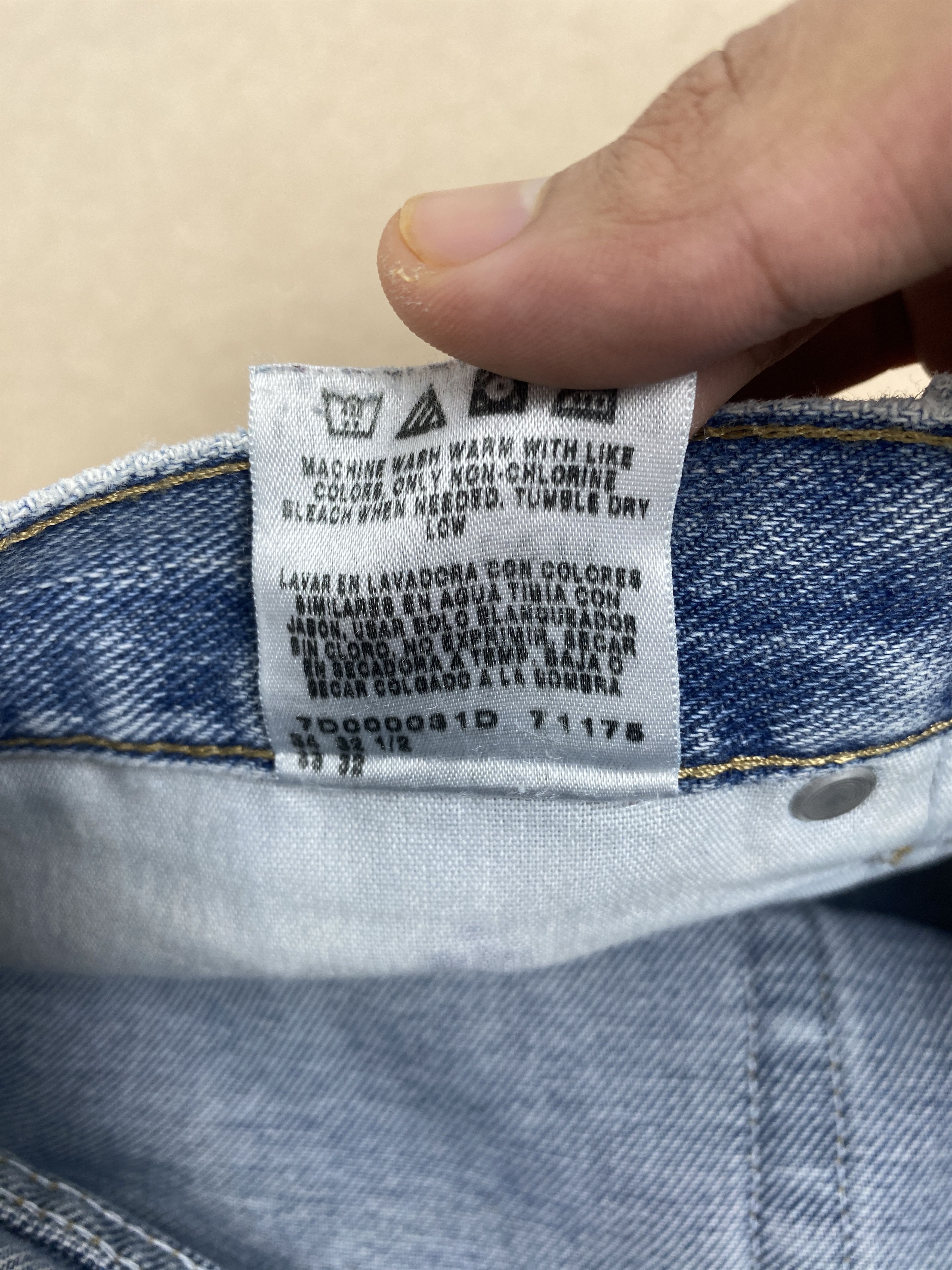 Vintage × Wrangler Vintage Wrangler Straight Cut Faded Light Wash Jeans Size US 33 - 10 Thumbnail
