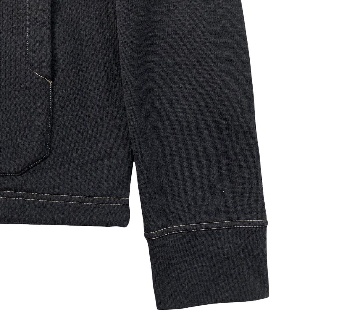 Stone Island Stone Island S.I Denim Patch Logo Black Hooded Jacket Size US M / EU 48-50 / 2 - 8 Thumbnail