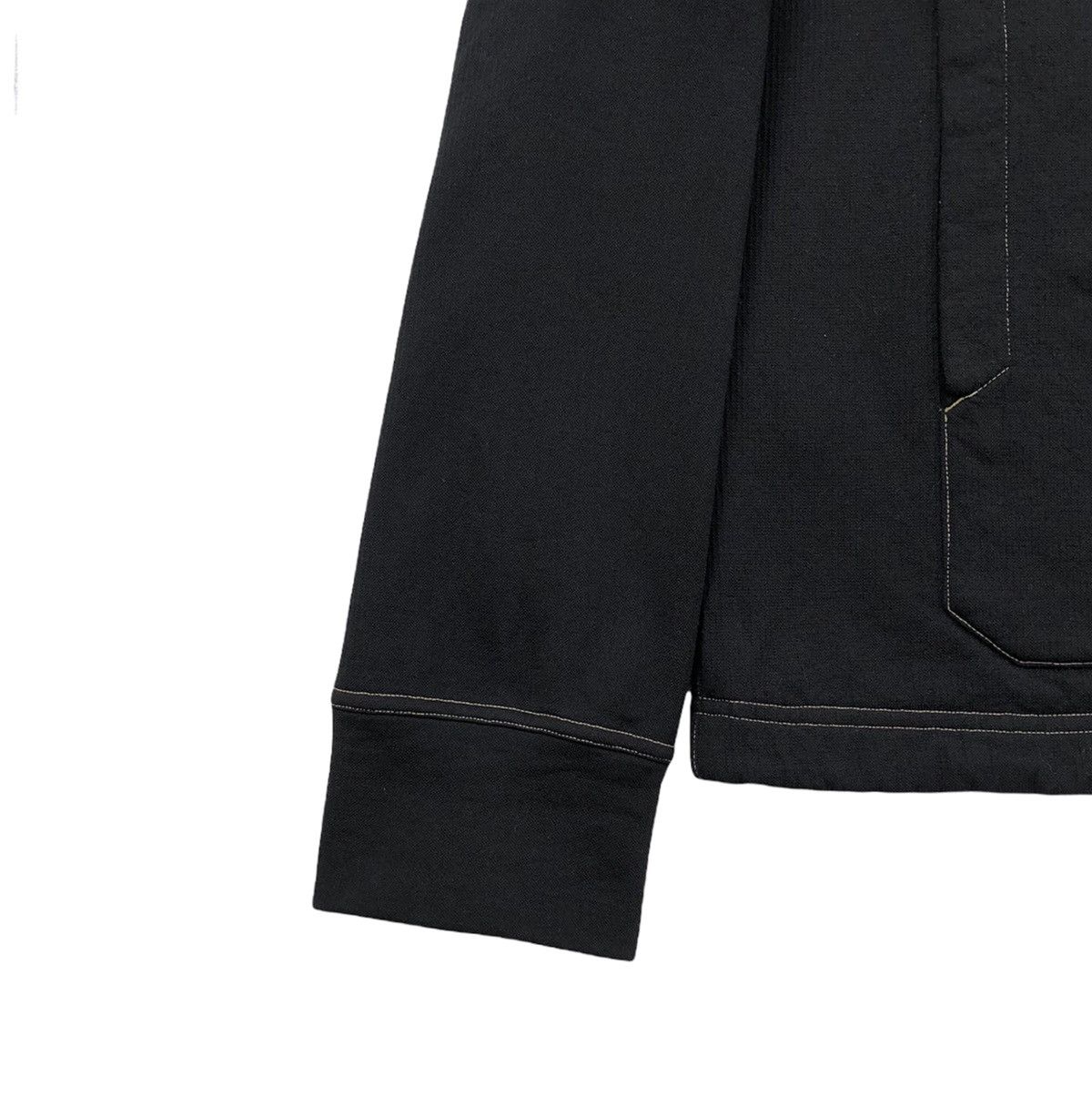 Stone Island Stone Island S.I Denim Patch Logo Black Hooded Jacket Size US M / EU 48-50 / 2 - 7 Thumbnail