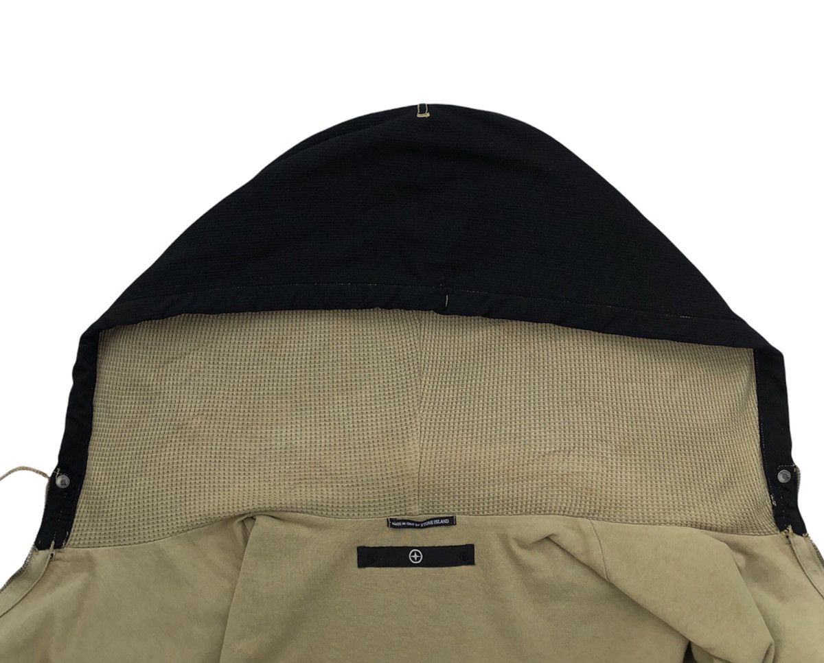 Stone Island Stone Island S.I Denim Patch Logo Black Hooded Jacket Size US M / EU 48-50 / 2 - 15 Thumbnail