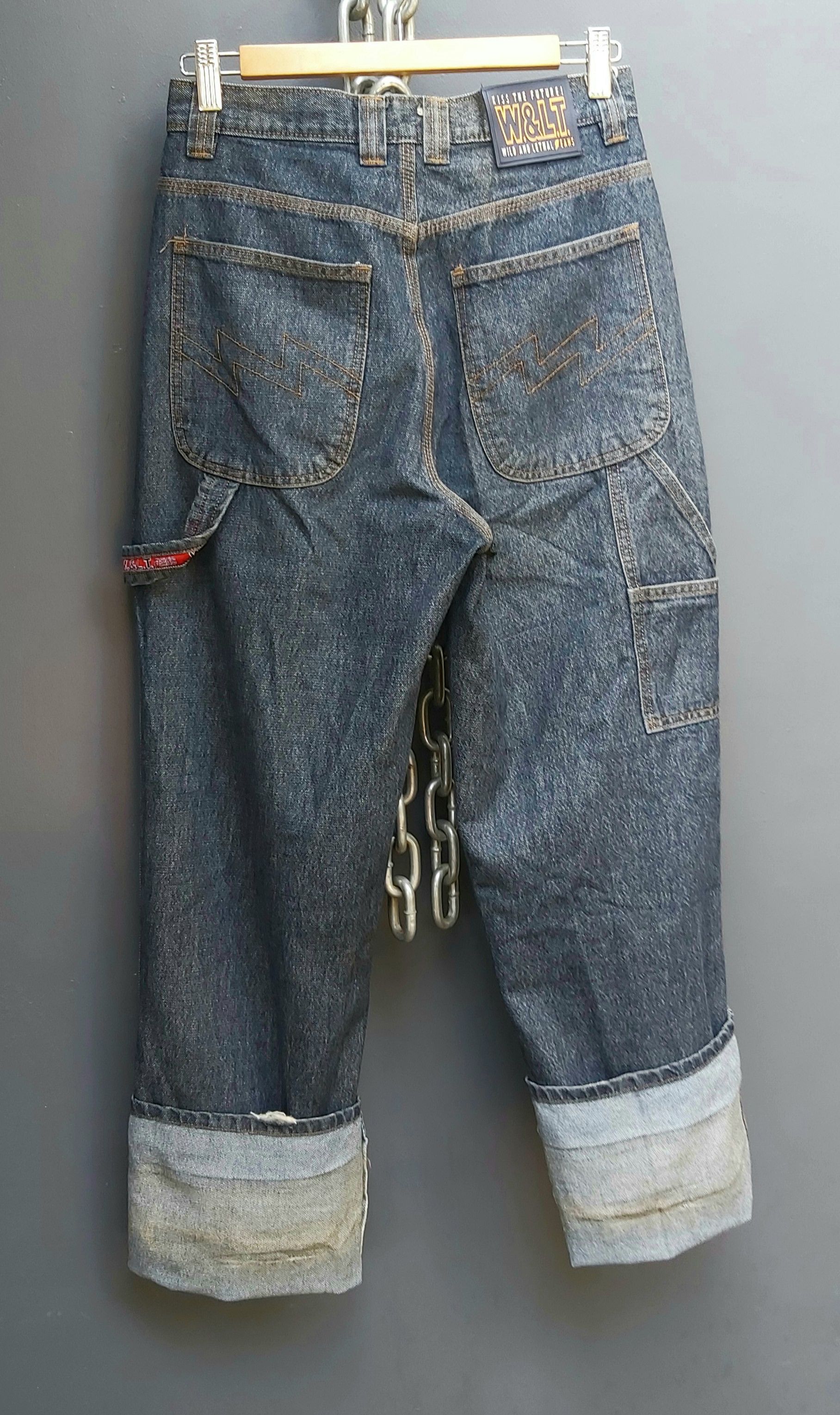 W&LT W & LT Walter Van Beirendonck Carpenter Pants Size US 28 / EU 44 - 12 Thumbnail