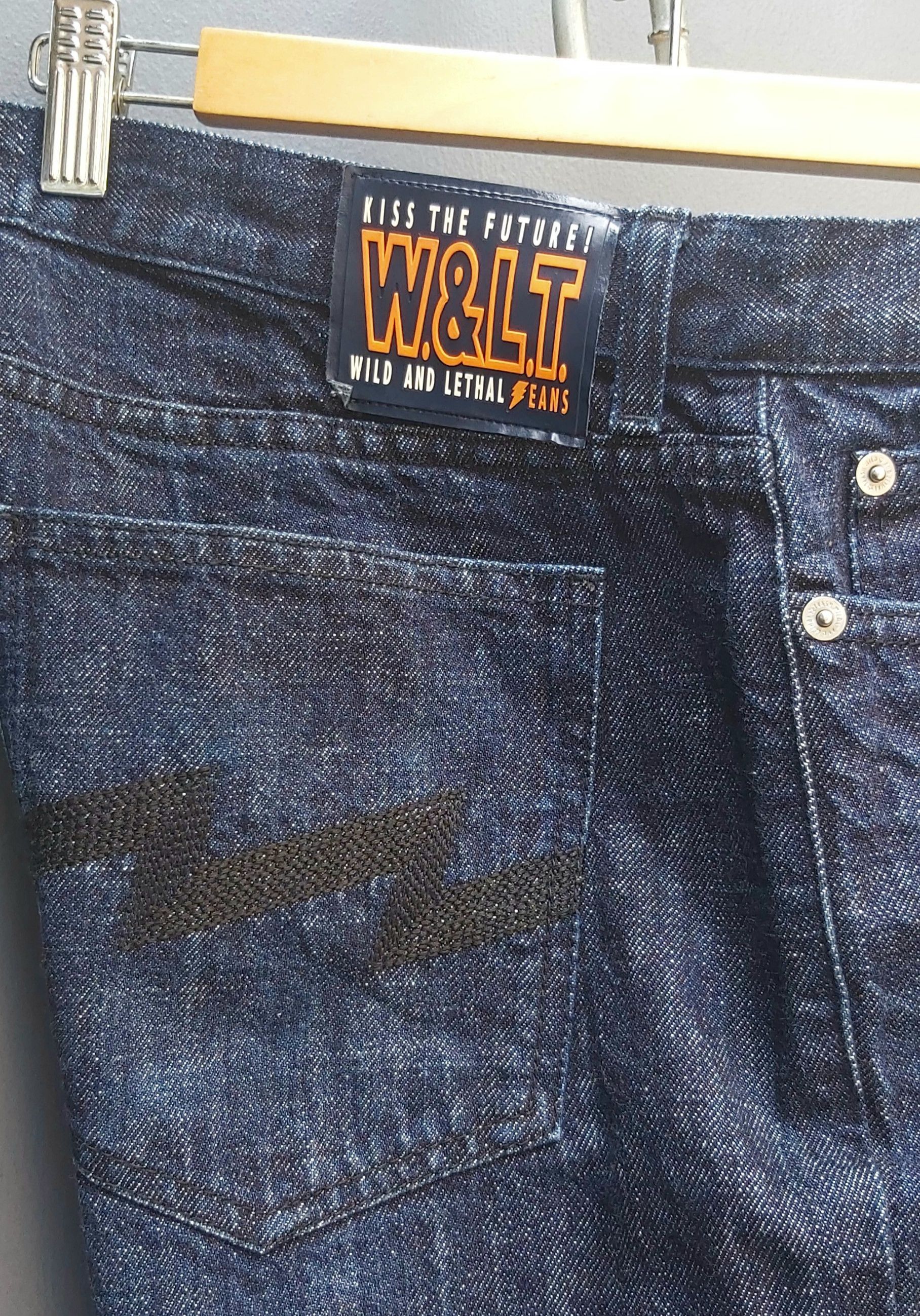 image of Walter Van Beirendonck X W &lt Walter Van Beirendonck in Blue Denim, Men's (Size 33)