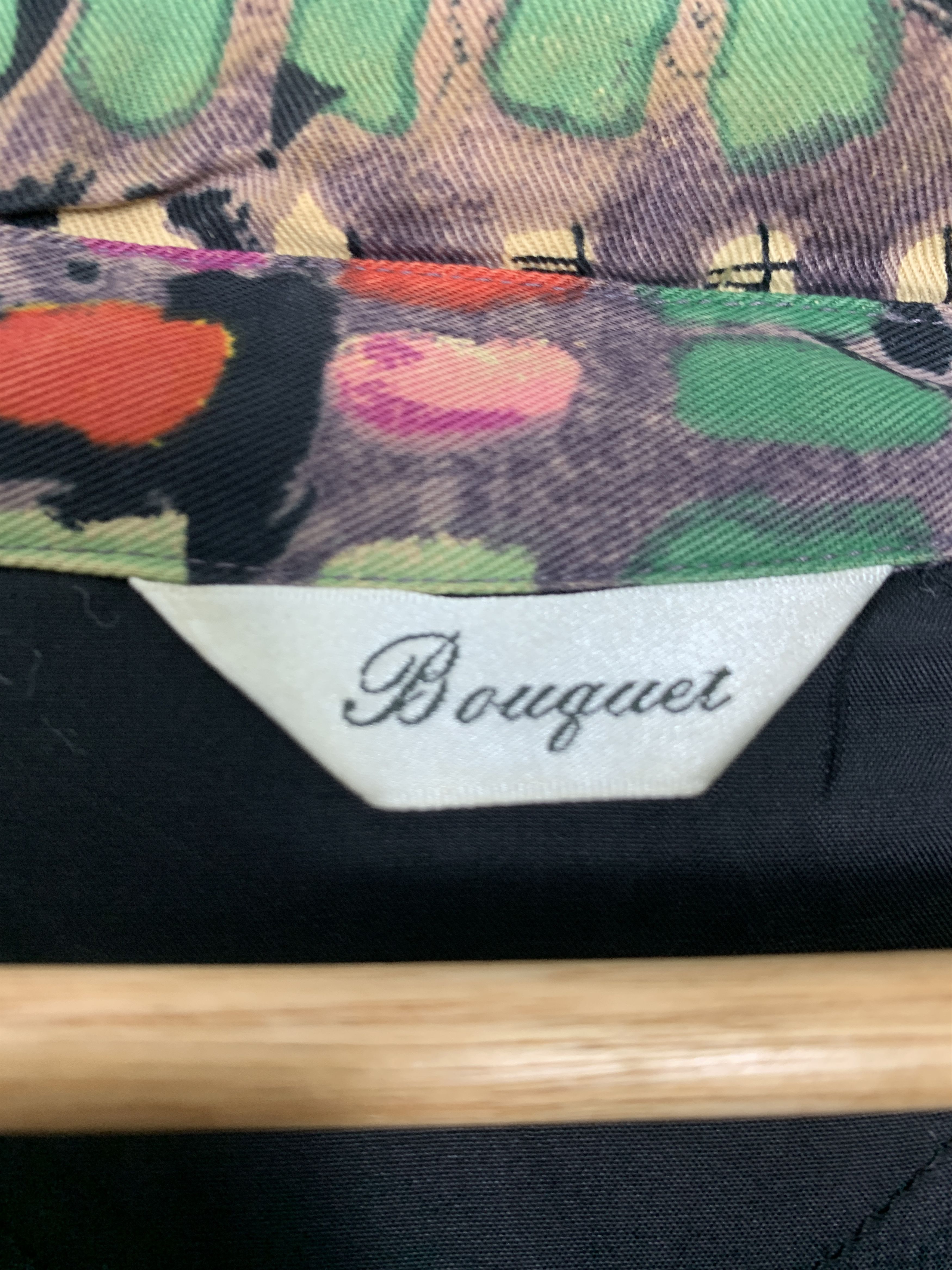 Japanese Brand Vintage BOUQUET Qiulted Lining Zip Up Jacket J0970 Size US S / EU 44-46 / 1 - 8 Thumbnail