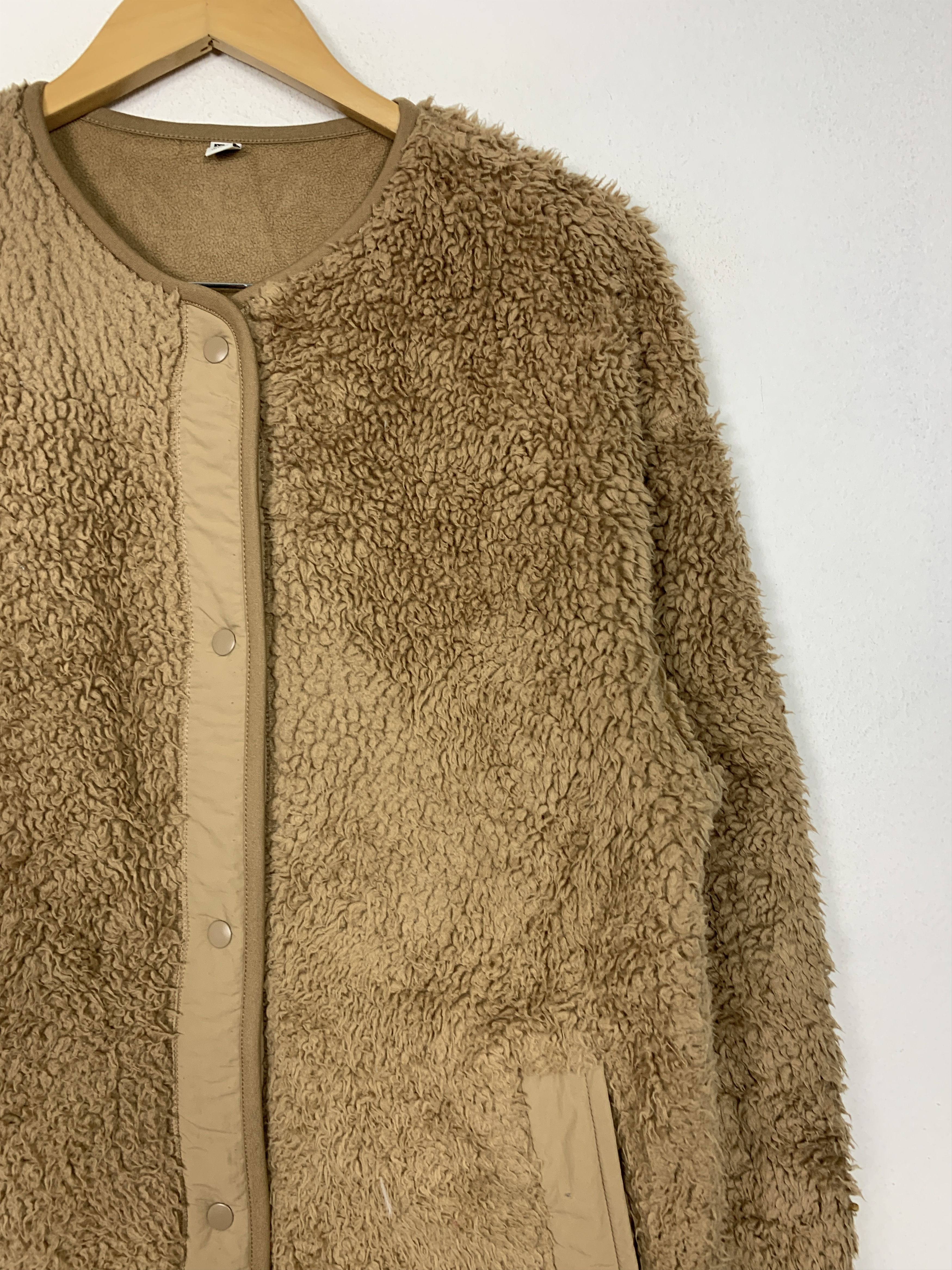 Uniqlo Vintage Uniqlo Long Fleece Button Up Parkas J1453 Size XXL / US 16-18 / IT 52-54 - 3 Thumbnail