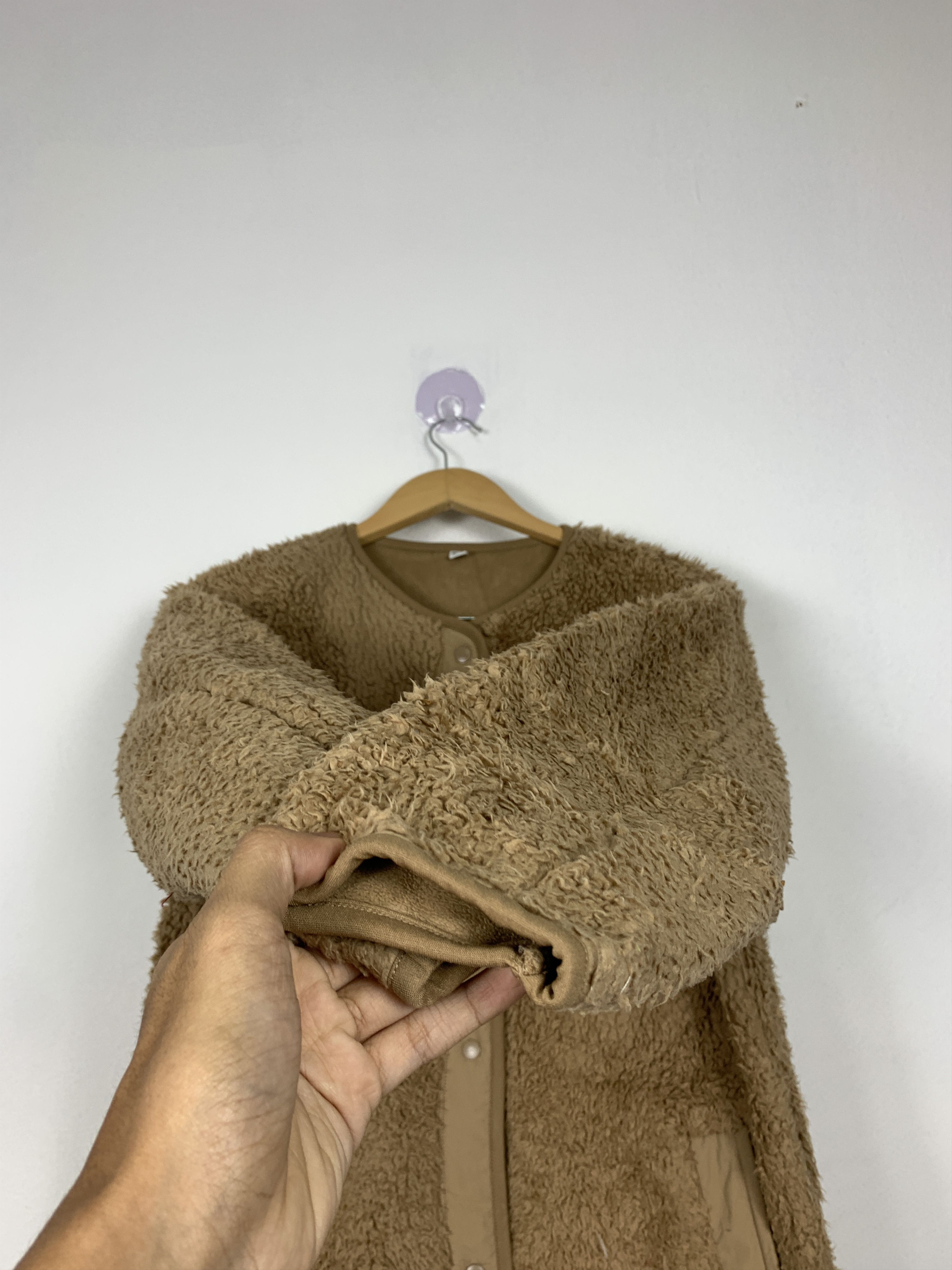 Uniqlo Vintage Uniqlo Long Fleece Button Up Parkas J1453 Size XXL / US 16-18 / IT 52-54 - 5 Thumbnail