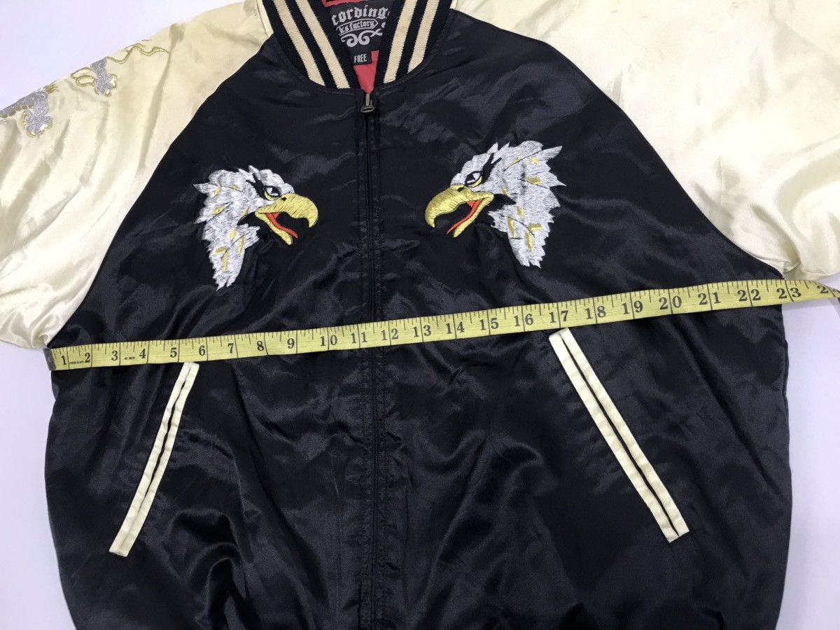 Japanese Brand Sukajan Souvenir Embroidery Dragon Satin Jacket Yokosuka Size US M / EU 48-50 / 2 - 7 Thumbnail