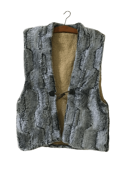 Japanese Brand Faux Fur Vest