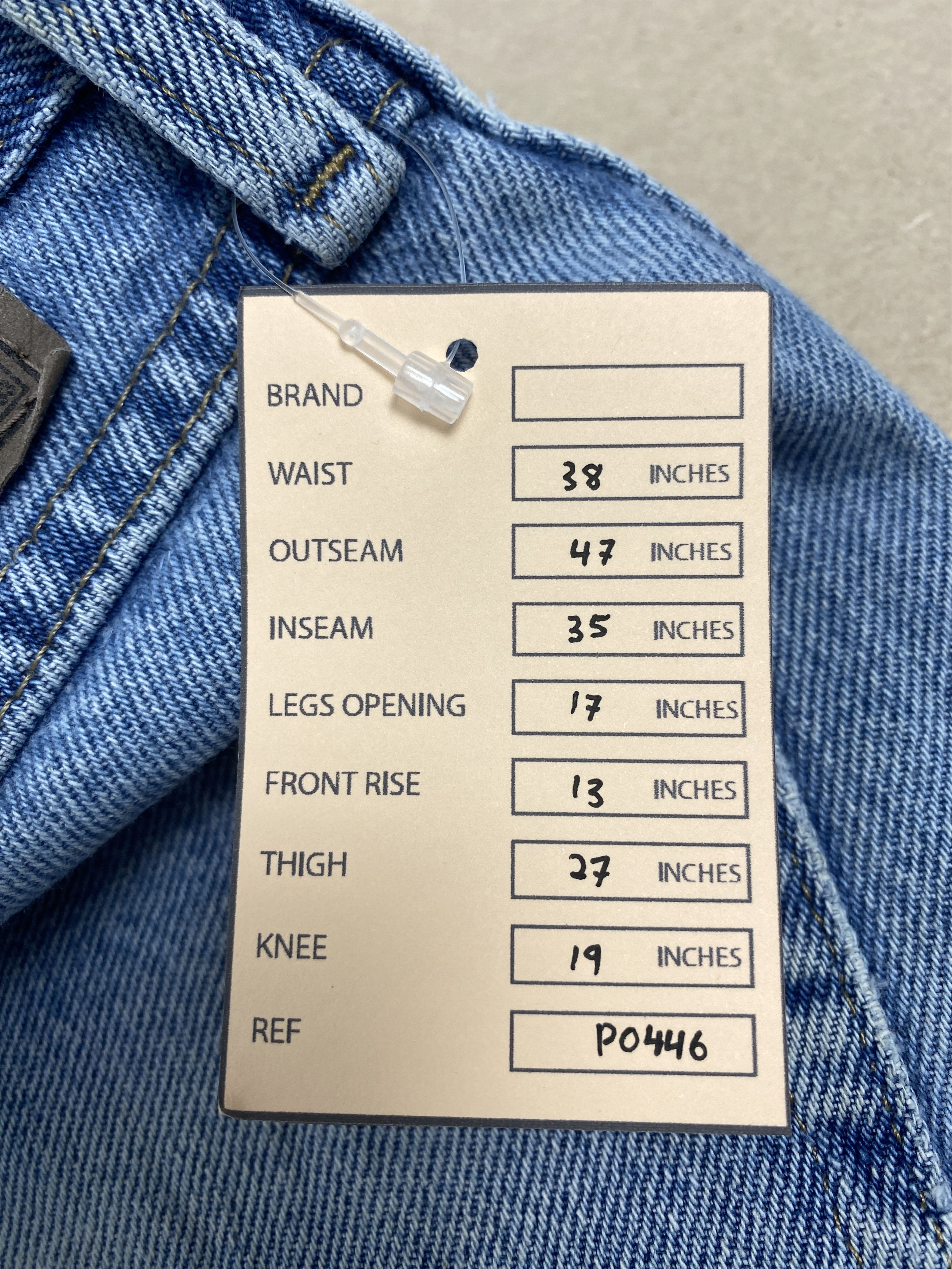 Vintage Vintage Wrangler Straight Cut Distressed Light Wash Jeans Size US 38 / EU 54 - 17 Thumbnail