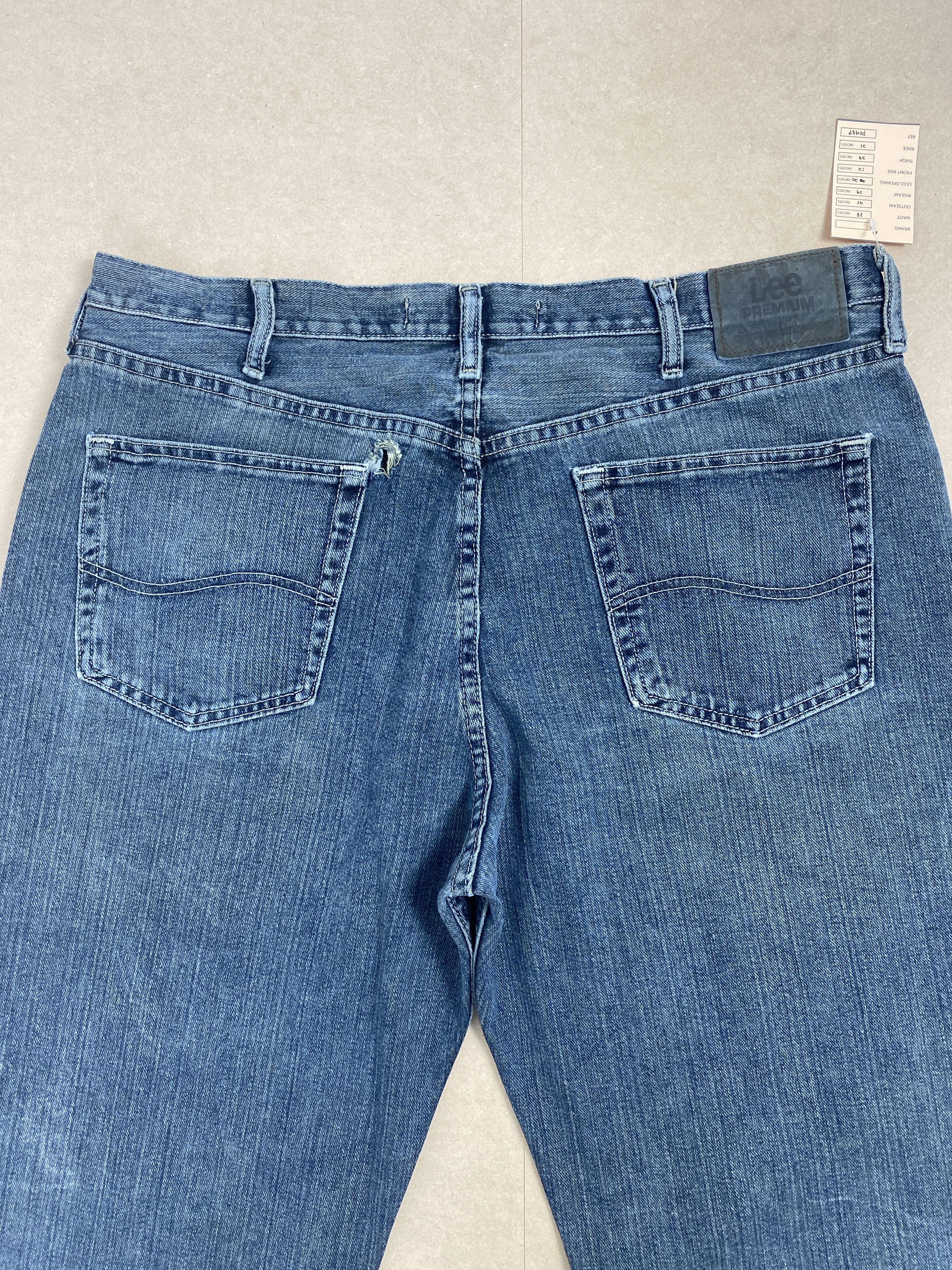 Lee Vintage Lee Straight Cut Blue Jeans Size US 38 / EU 54 - 6 Thumbnail