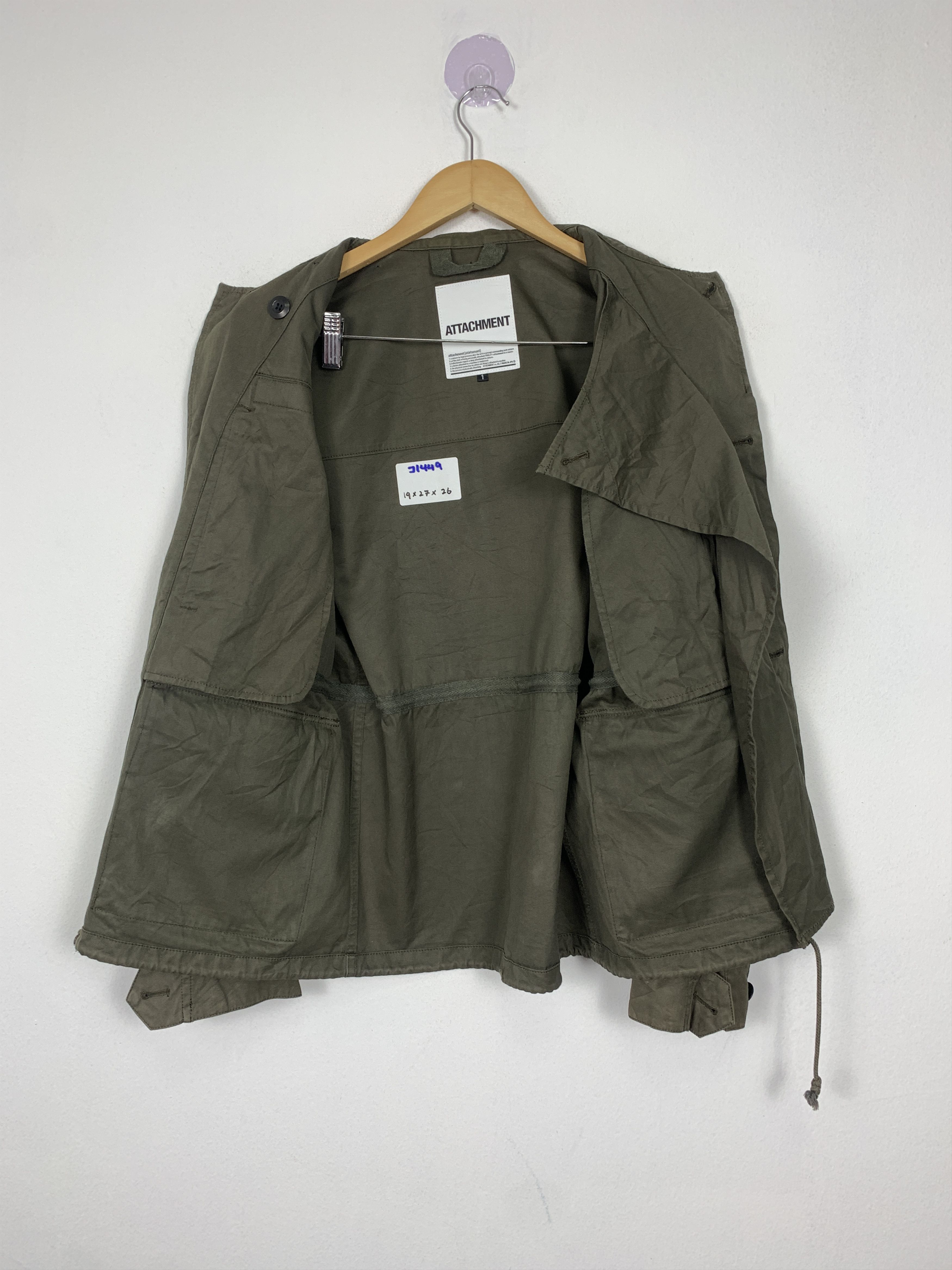 Attachment Vintage ATTACHMENT Military Multi Pocket Jacket J1449 Size US S / EU 44-46 / 1 - 7 Thumbnail