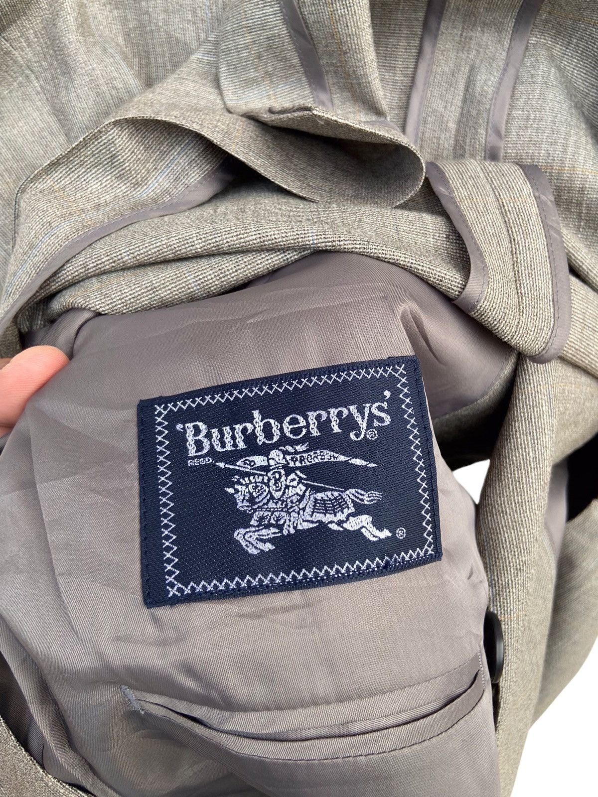 Burberry VINTAGE BURBERRYS BLAZER JACKET Size 40R - 5 Thumbnail