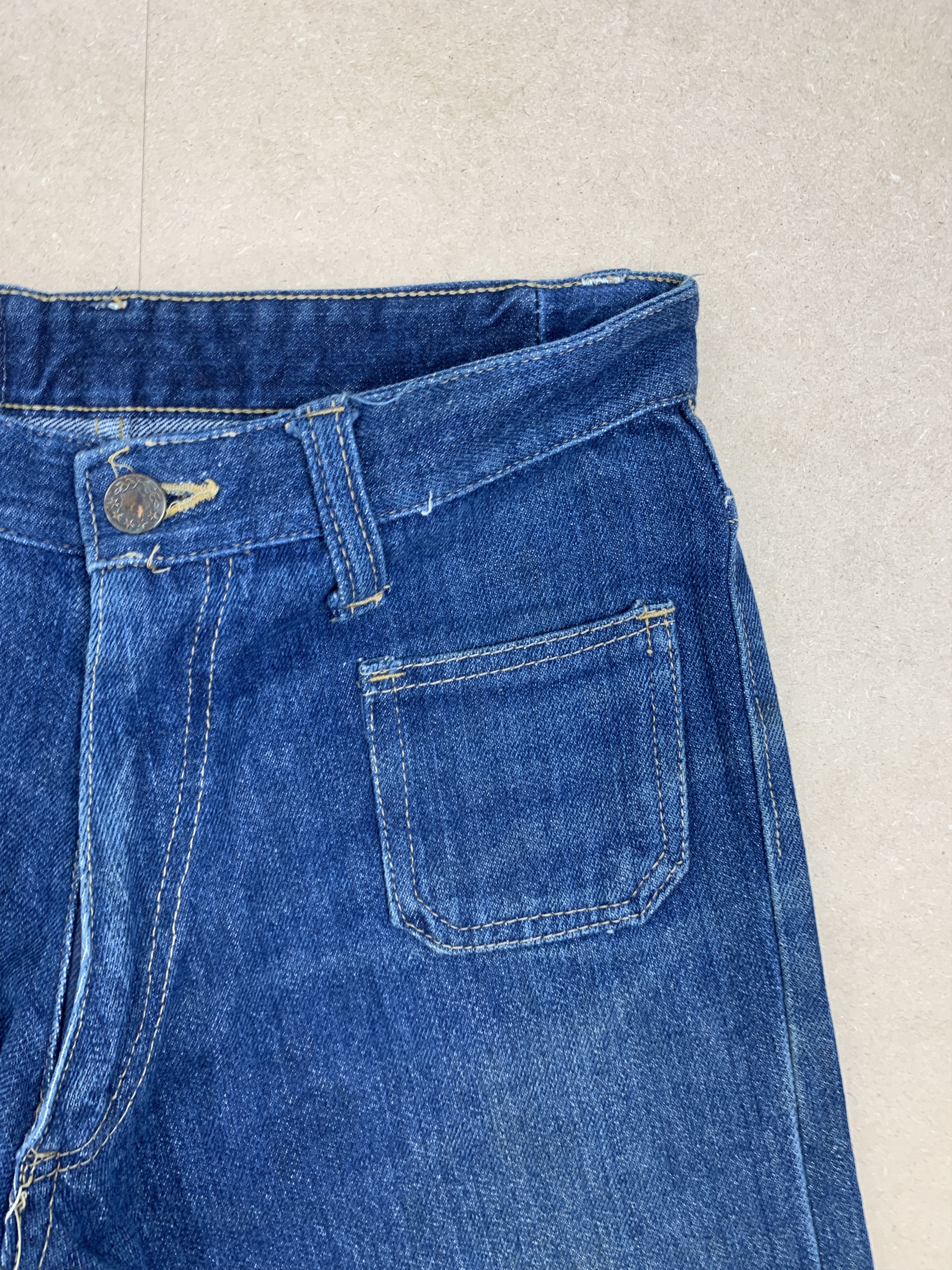 Japanese Brand Vintage 70s JAPANESE BRAND Bell Bottom Flare Jeans P0131 Size US 26 / EU 42 - 5 Thumbnail