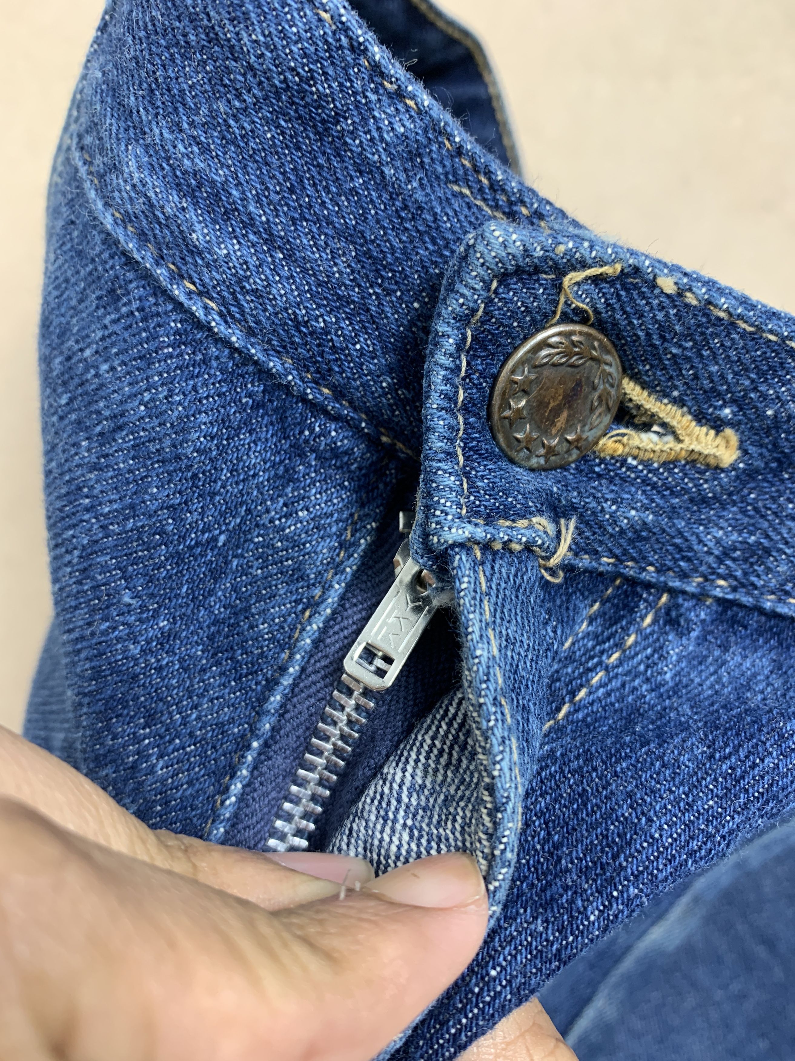 Japanese Brand Vintage 70s JAPANESE BRAND Bell Bottom Flare Jeans P0131 Size US 26 / EU 42 - 11 Thumbnail