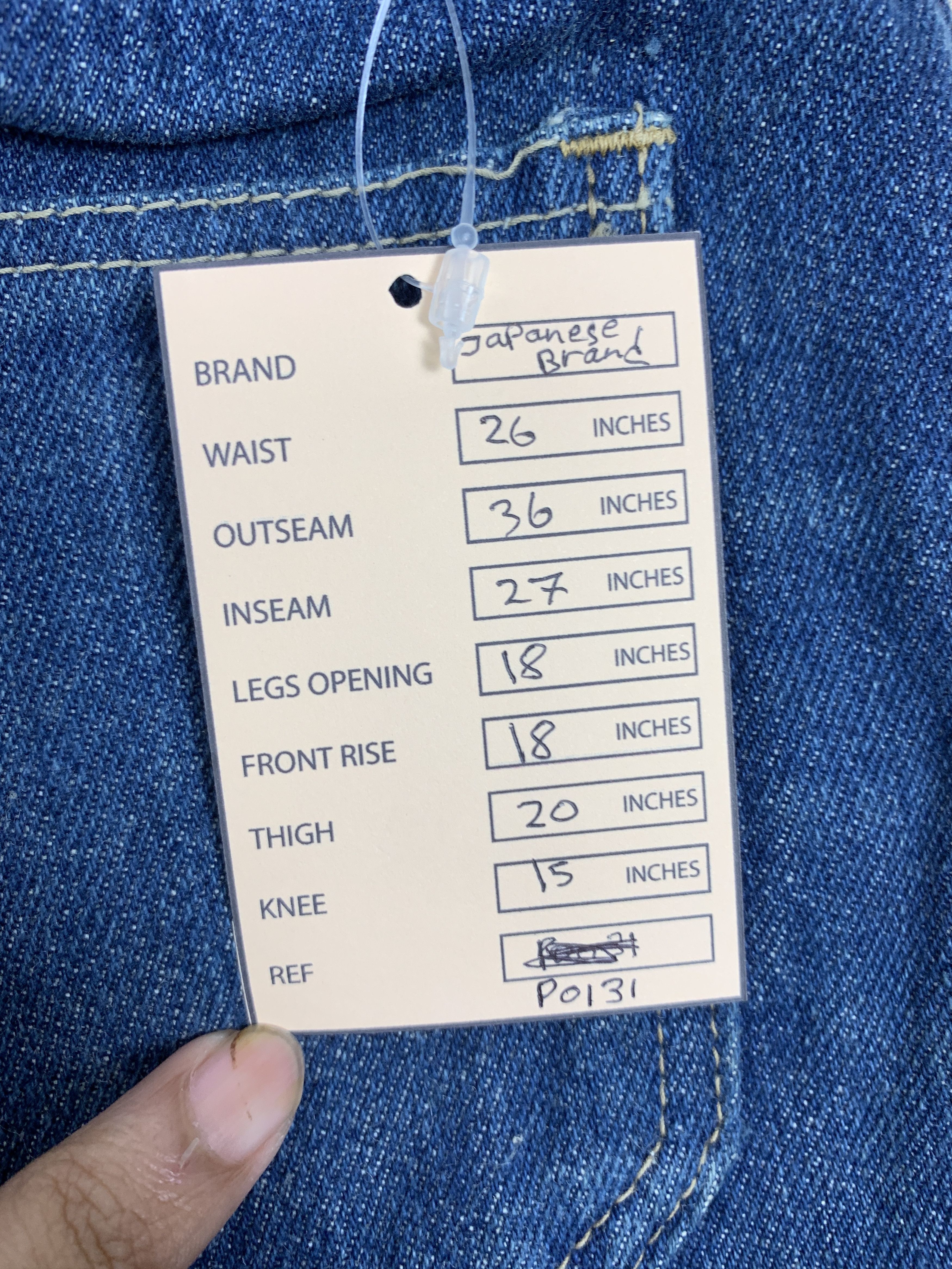 Japanese Brand Vintage 70s JAPANESE BRAND Bell Bottom Flare Jeans P0131 Size US 26 / EU 42 - 12 Thumbnail