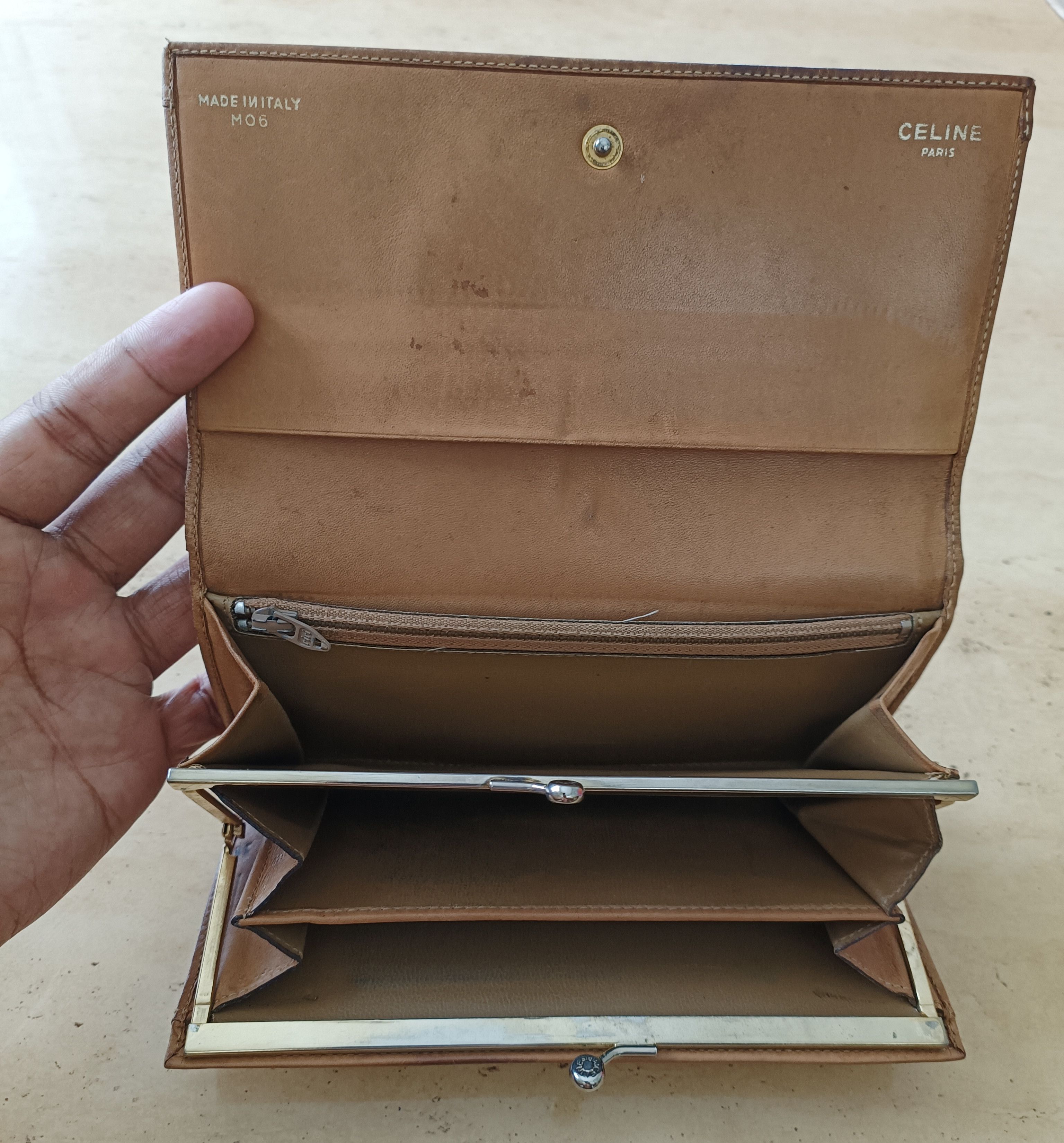 Celine Vintage Celine Monogram Purse Size ONE SIZE - 10 Thumbnail