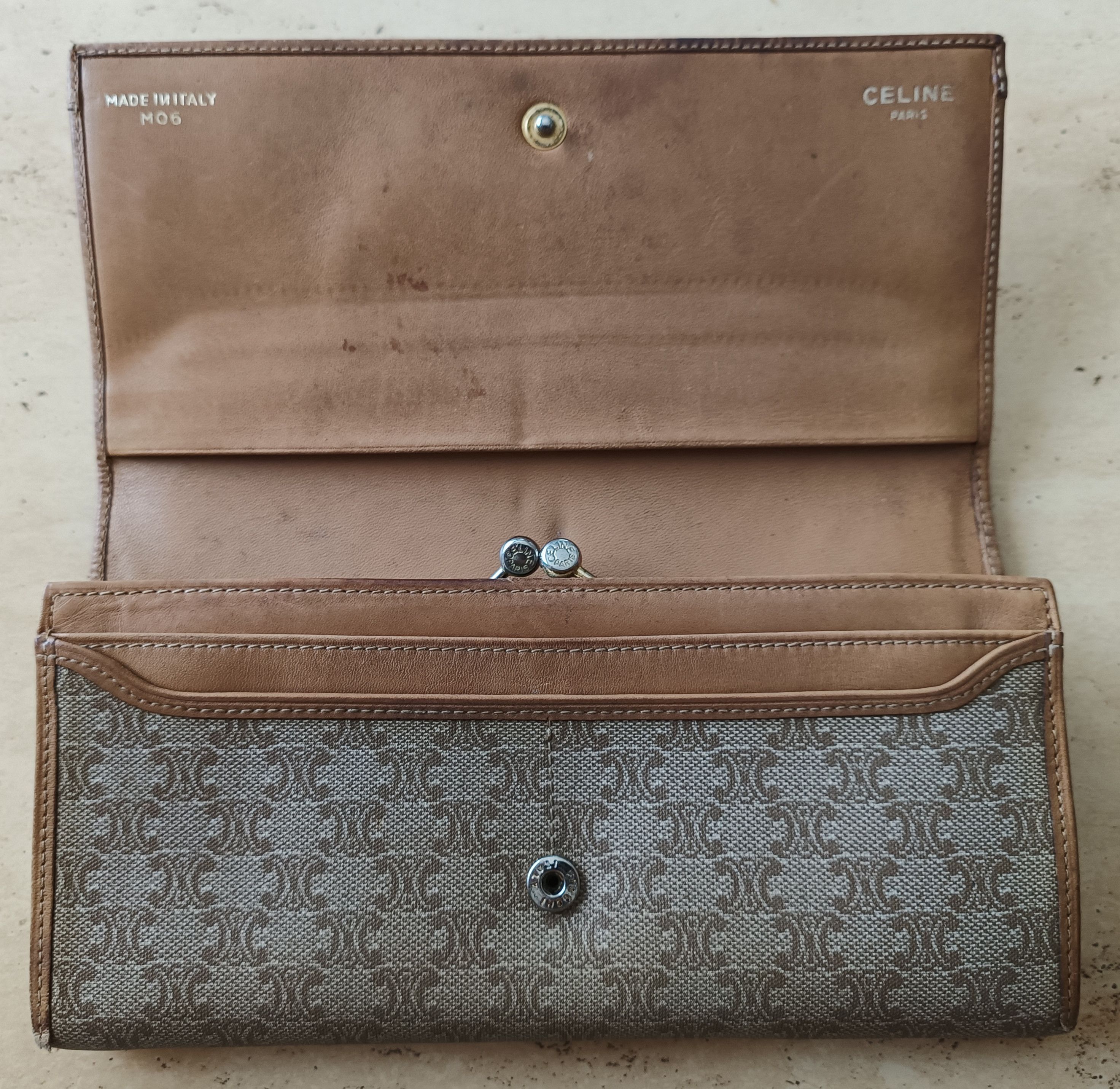 Celine Vintage Celine Monogram Purse Size ONE SIZE - 8 Thumbnail