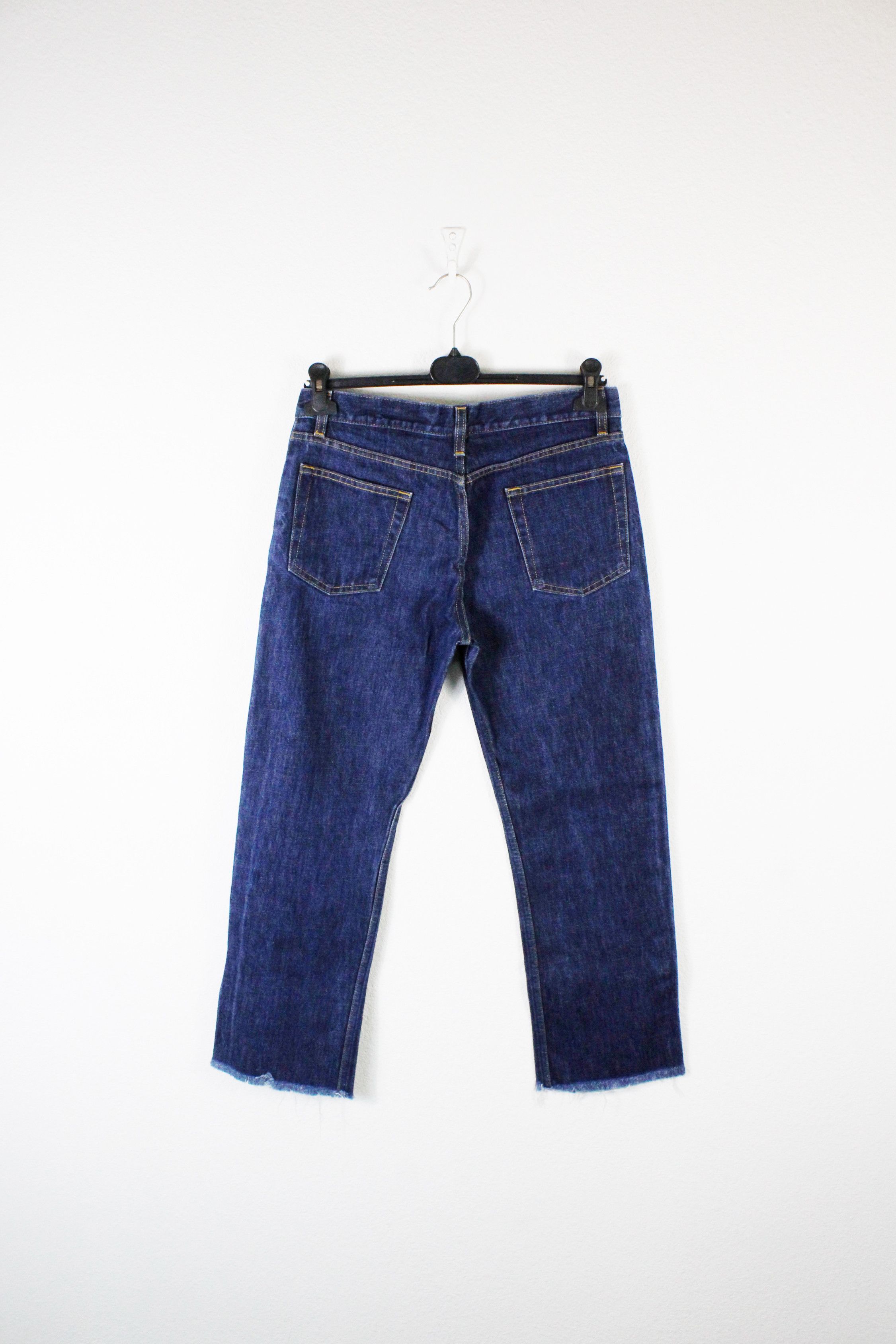 Helmut Lang × Vintage Archive Helmut Lang Classic Low Waist Cropped Denim Jeans Size US 29 - 4 Thumbnail