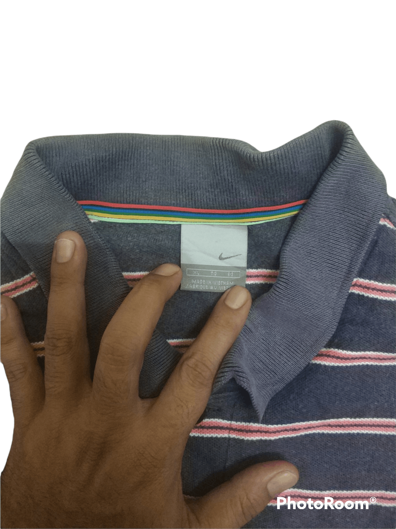 Nike 🔥Vintage Stripe Nike Polo Tees Size US M / EU 48-50 / 2 - 5 Thumbnail