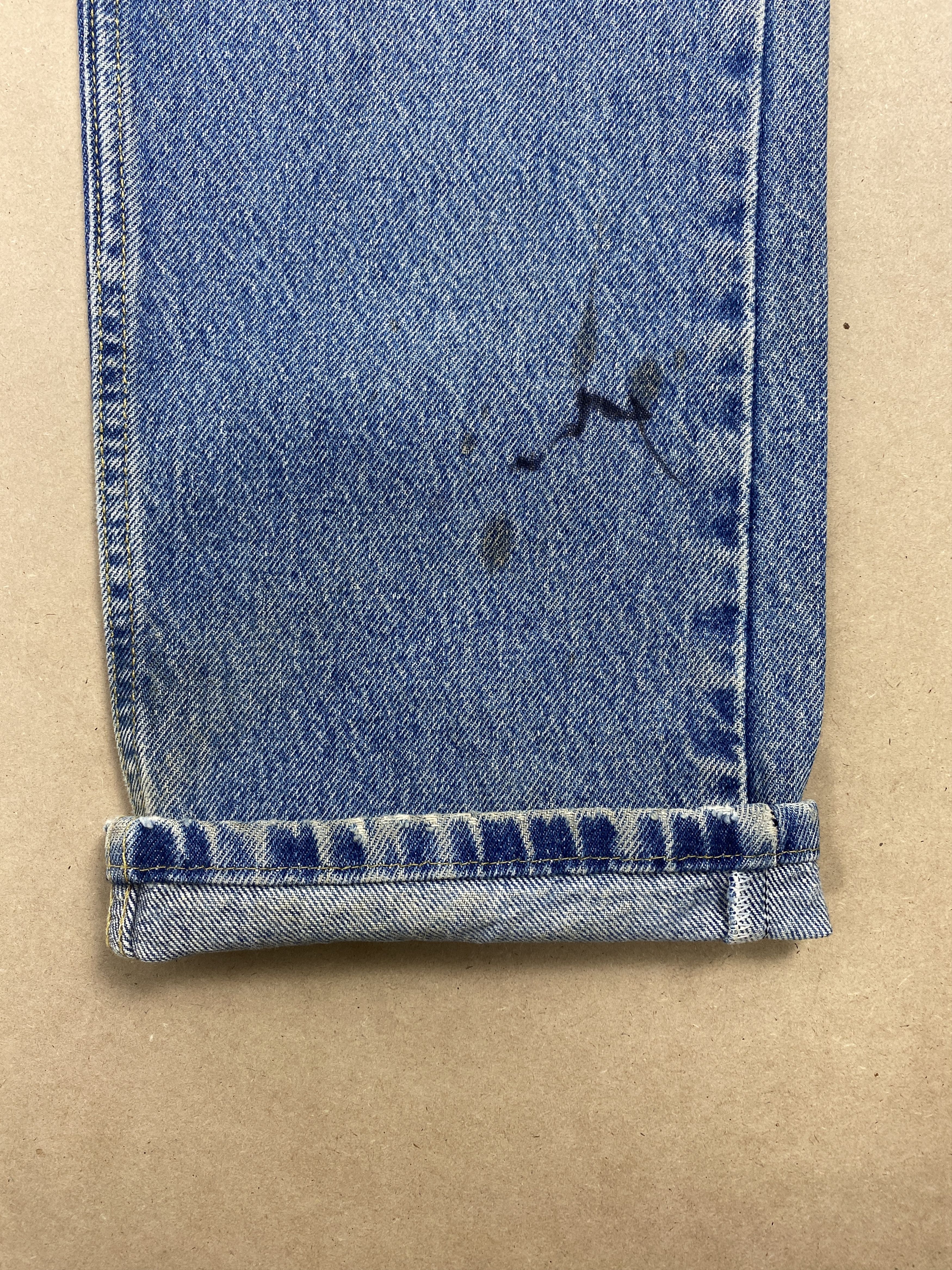 Lee Vintage Lee Straight Cut Distressed Mid Wash Jeans Size US 35 - 5 Thumbnail