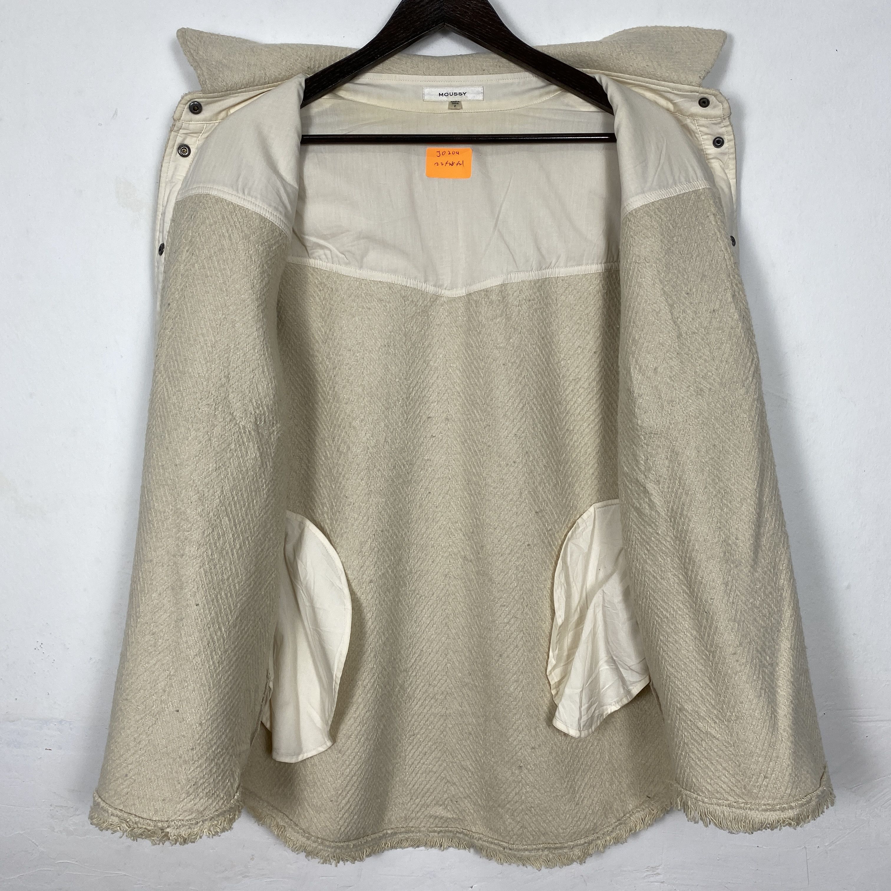 MOUSSY Vintage Moussy Wool Knitware Button Jacket J0204 Size US S / EU 44-46 / 1 - 8 Thumbnail
