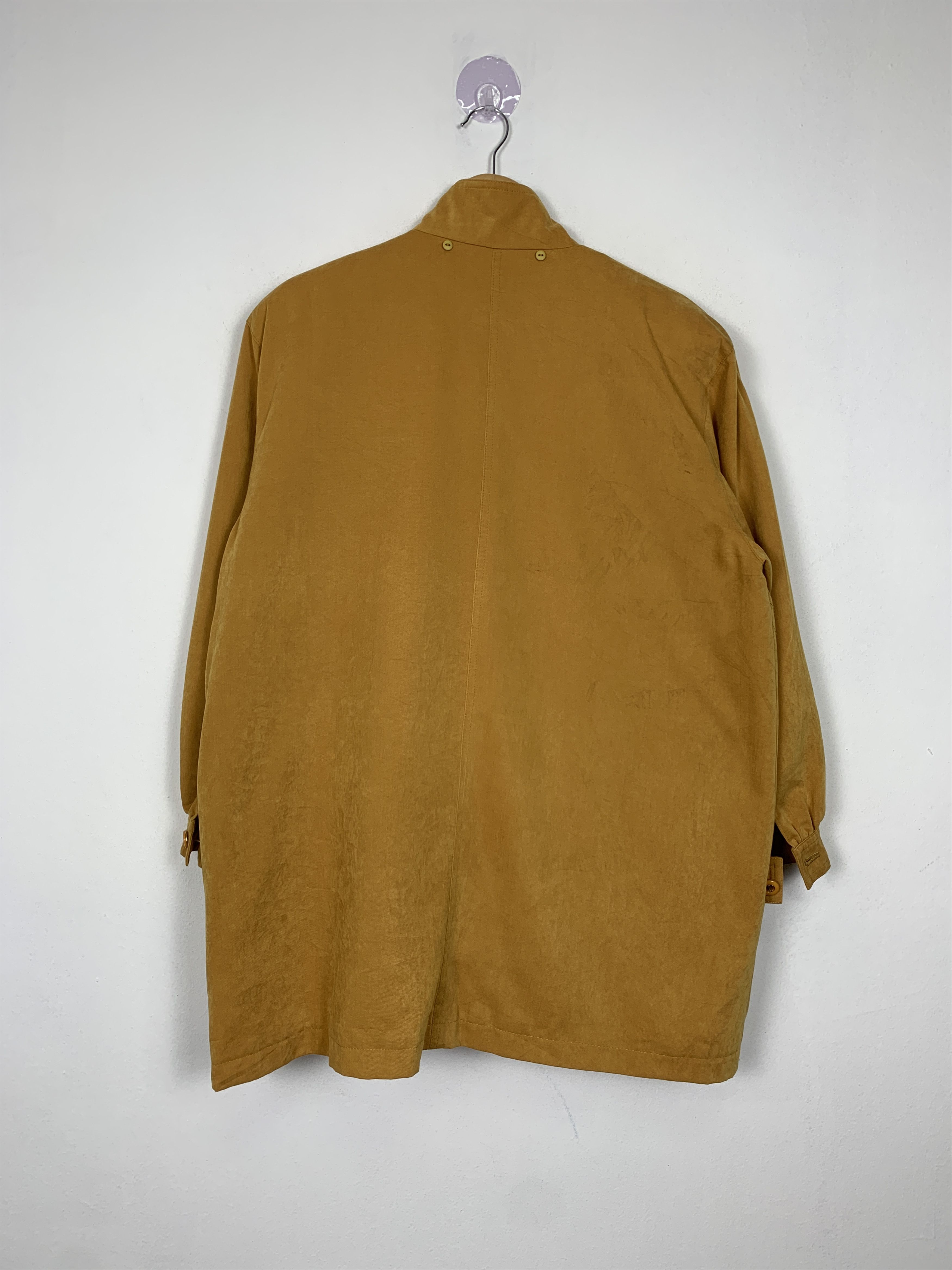 Japanese Brand Vintage Laglanvia Zip Up Quilted Lining Long jacket J1438 Size 3XL / US 20-22 - 7 Thumbnail