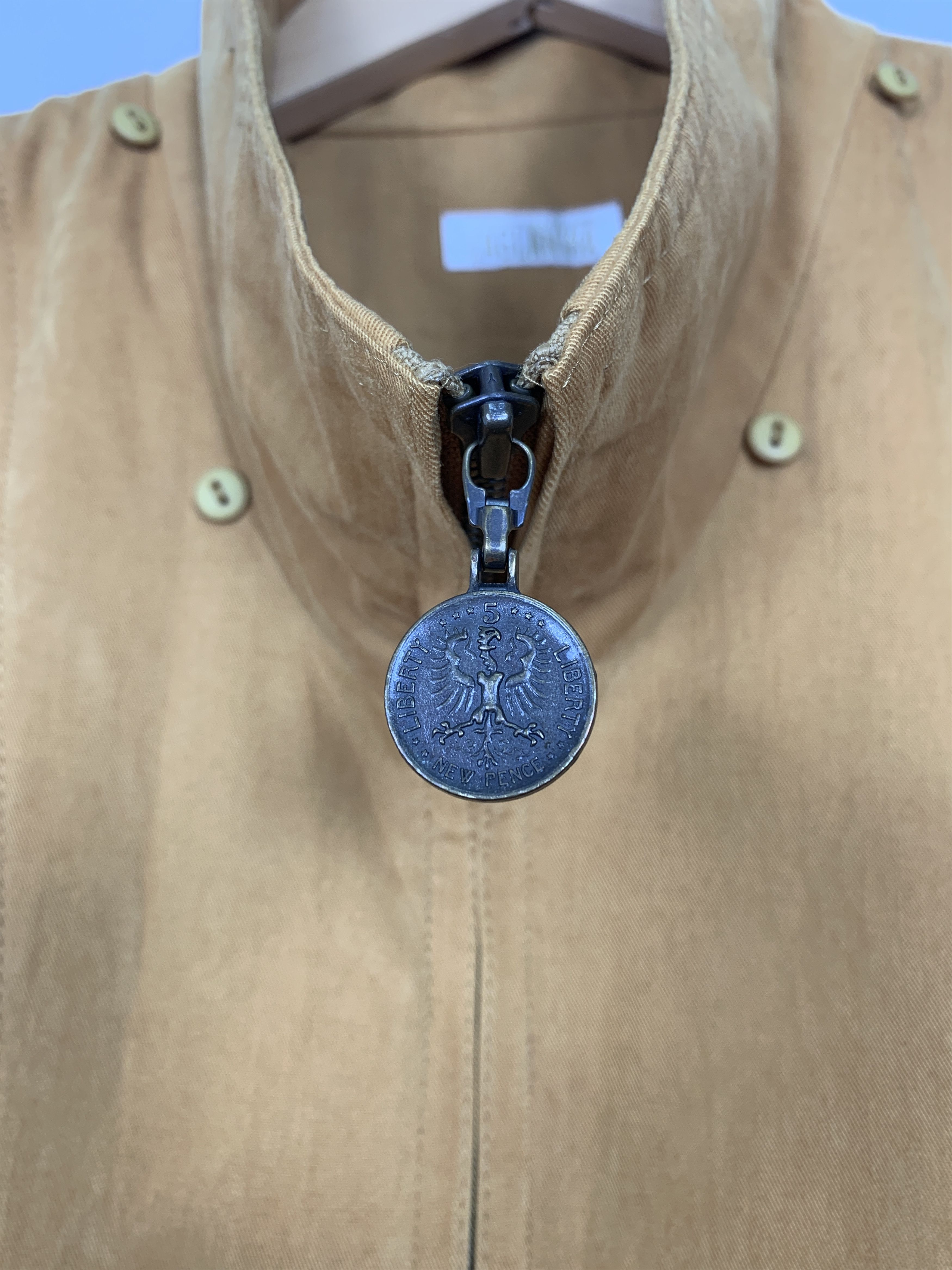 Japanese Brand Vintage Laglanvia Zip Up Quilted Lining Long jacket J1438 Size 3XL / US 20-22 - 6 Thumbnail