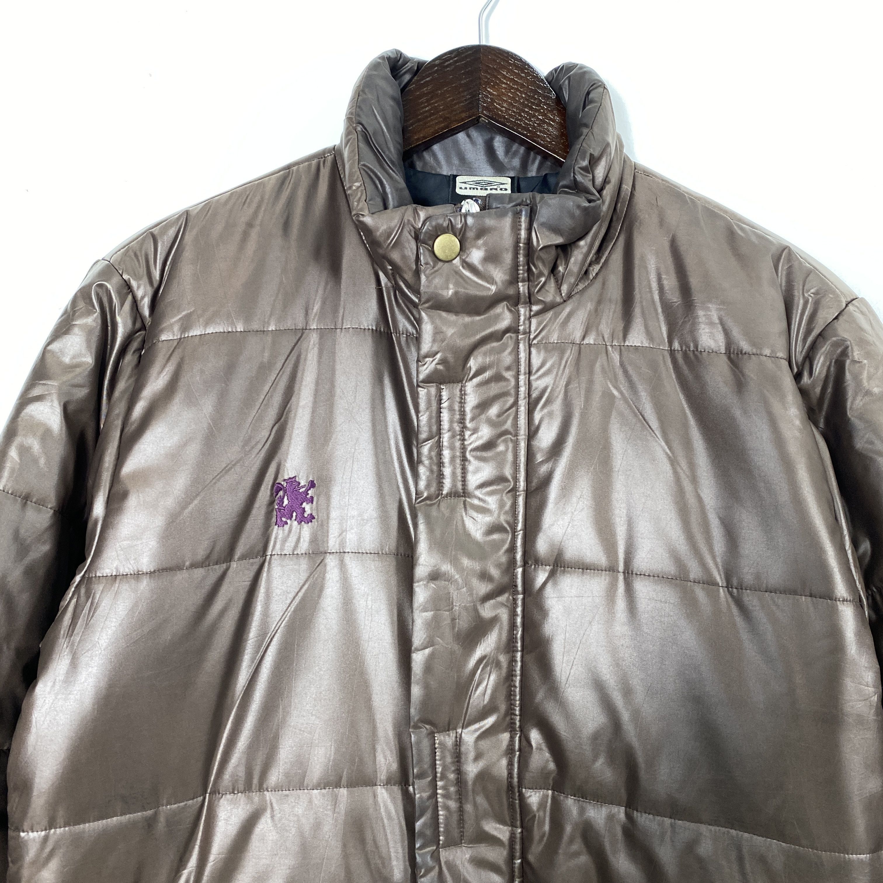 Umbro Vintage Umbro Puffer Jacket J0149 Size US M / EU 48-50 / 2 - 2 Thumbnail