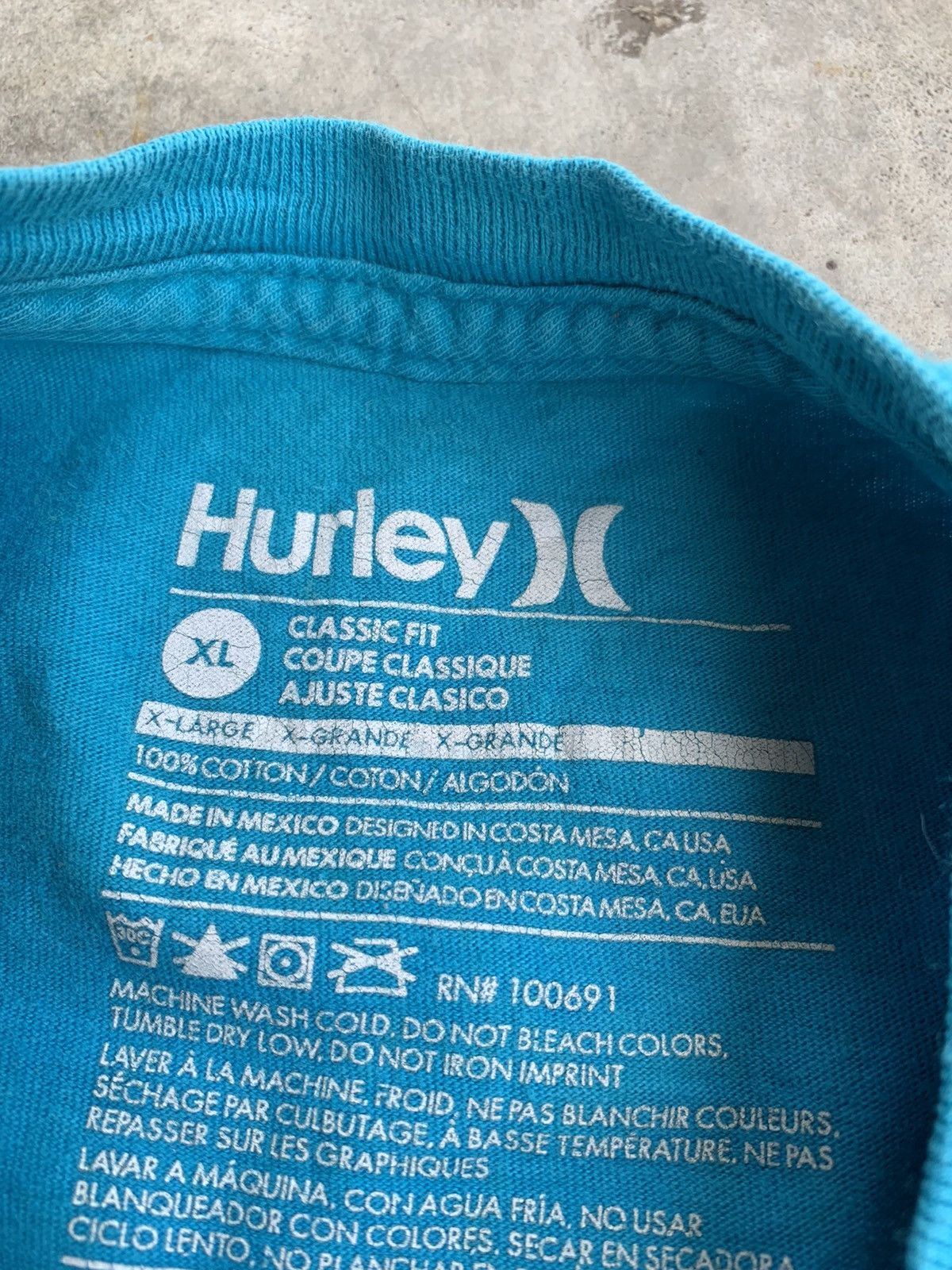 Hurley Vintage Oversize Hurley SURFBOARDS Tshirt Size US XL / EU 56 / 4 - 2 Thumbnail