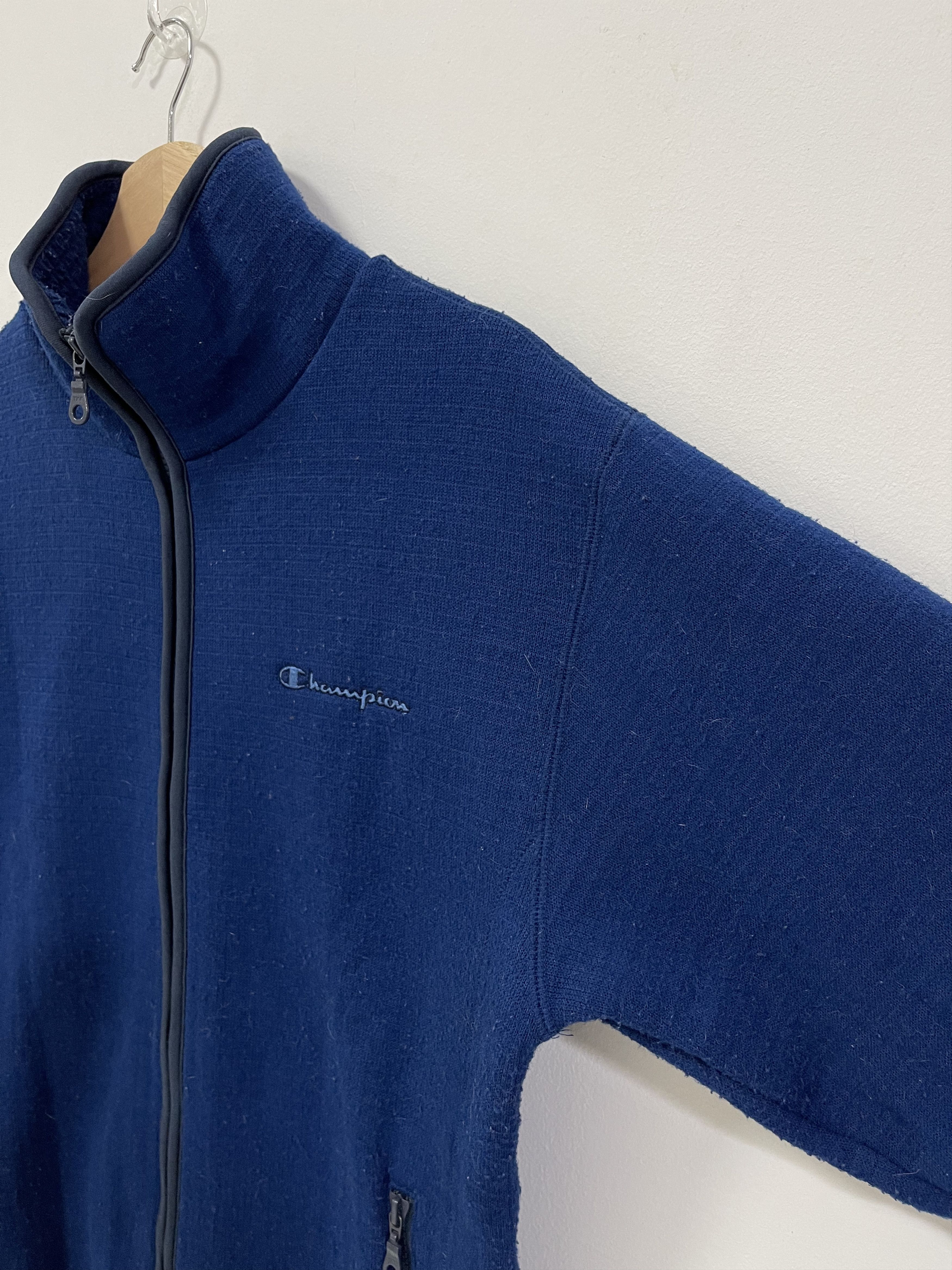 Champion × Vintage Vintage Champion Mini Logo Embroidered Zip Up Size US S / EU 44-46 / 1 - 6 Thumbnail