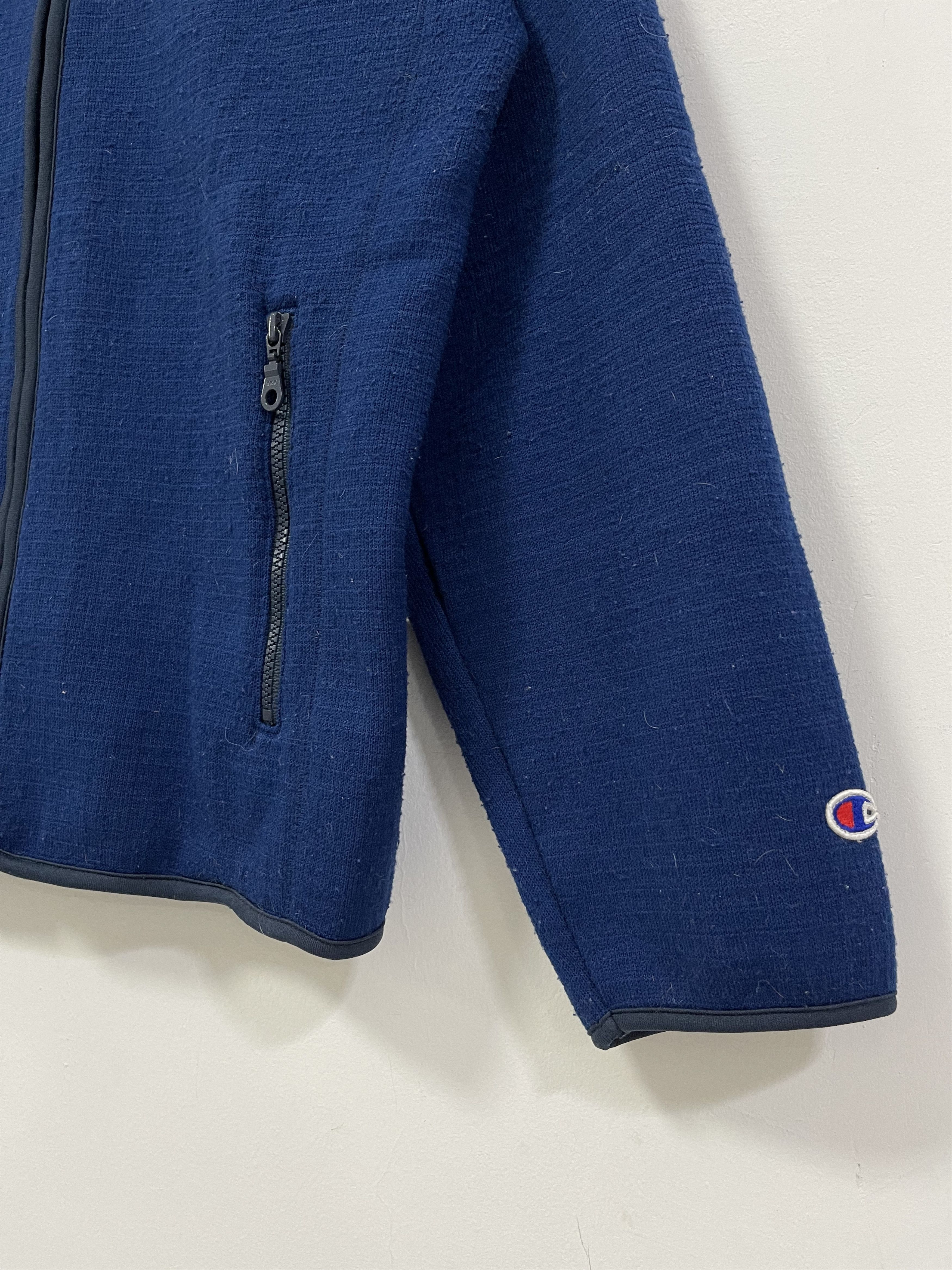 Champion × Vintage Vintage Champion Mini Logo Embroidered Zip Up Size US S / EU 44-46 / 1 - 3 Thumbnail