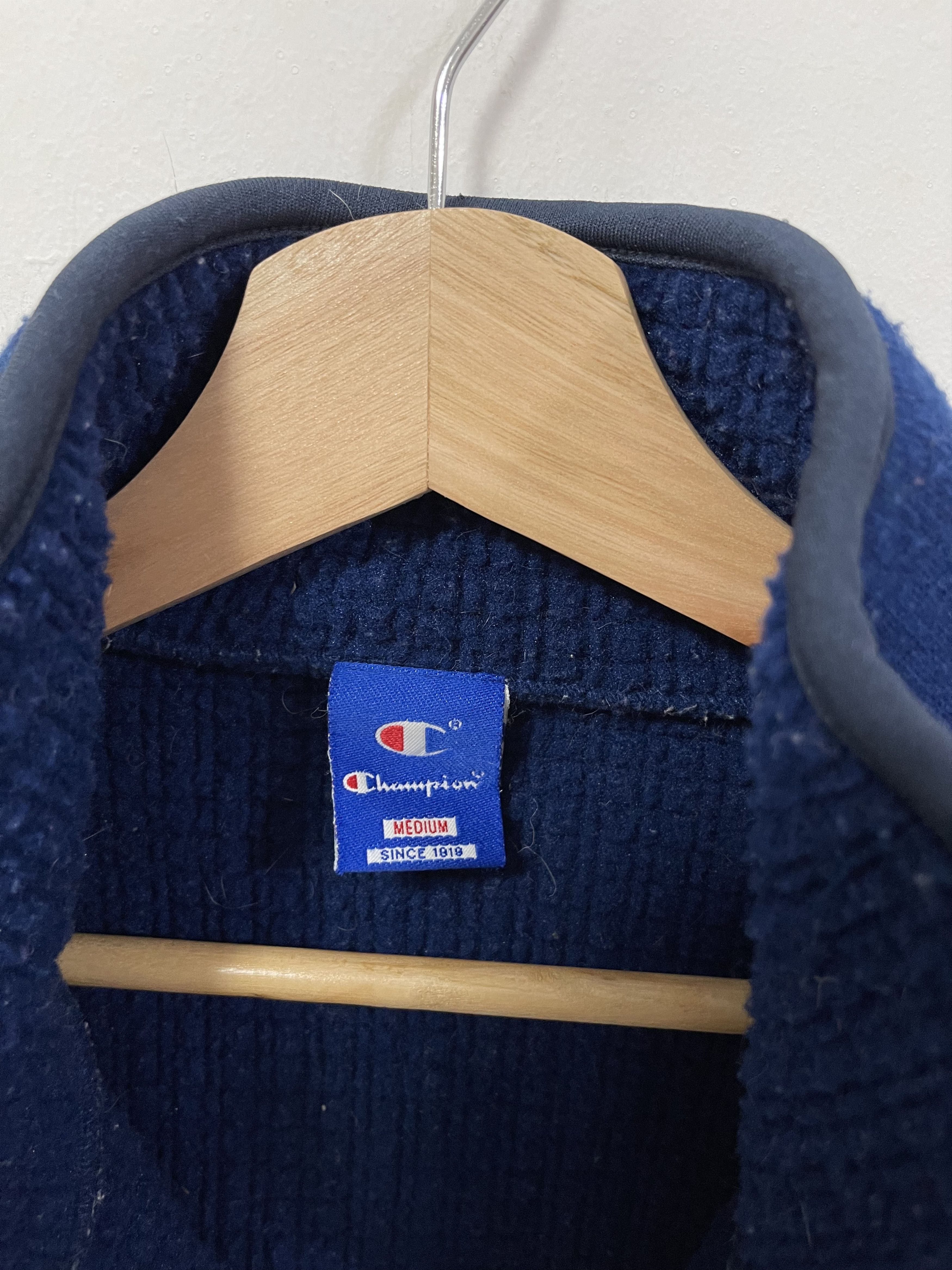 Champion × Vintage Vintage Champion Mini Logo Embroidered Zip Up Size US S / EU 44-46 / 1 - 10 Thumbnail