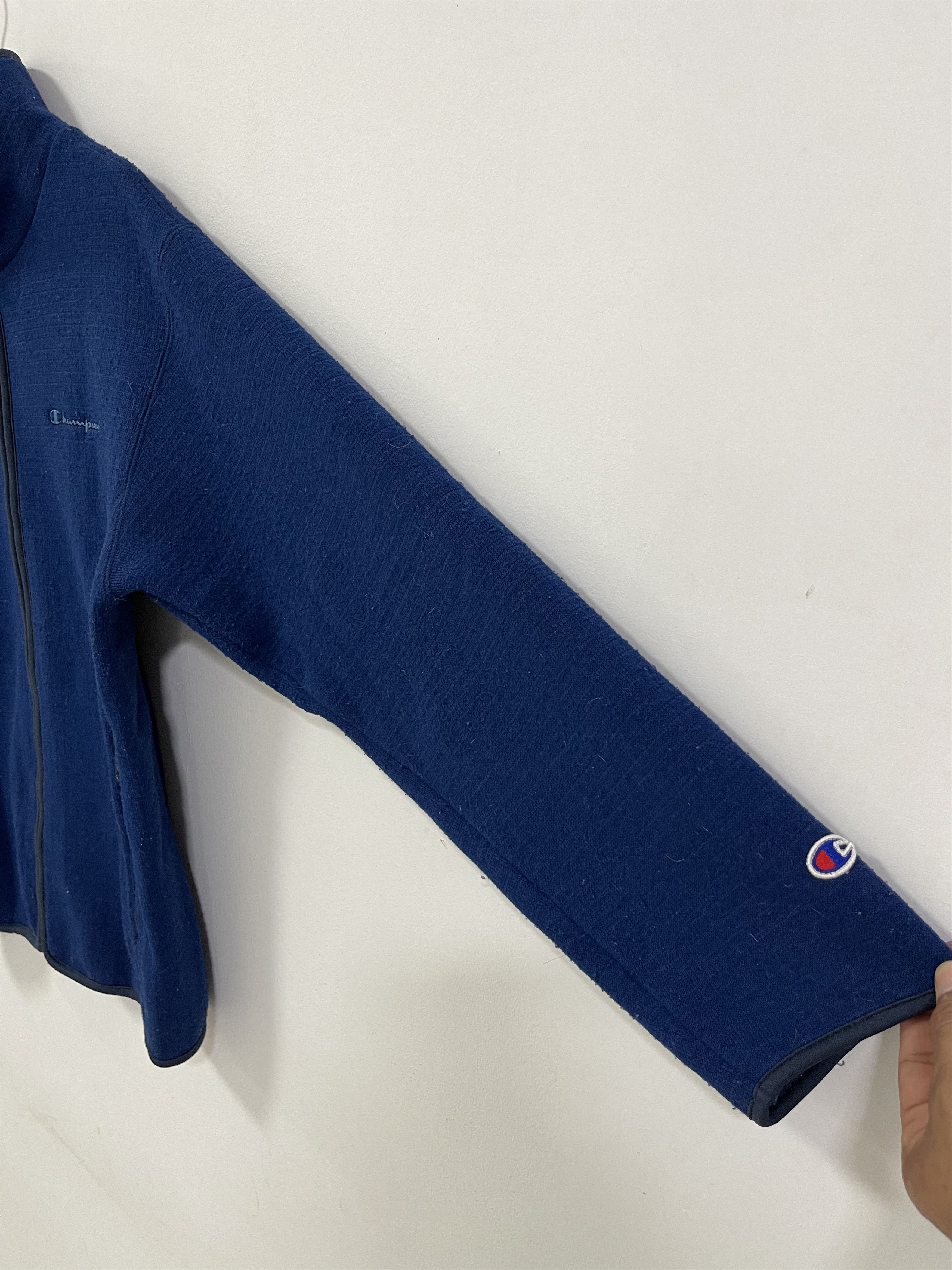 Champion × Vintage Vintage Champion Mini Logo Embroidered Zip Up Size US S / EU 44-46 / 1 - 5 Thumbnail