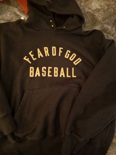 Fear of God Baseball Hoodie in Cream Heather