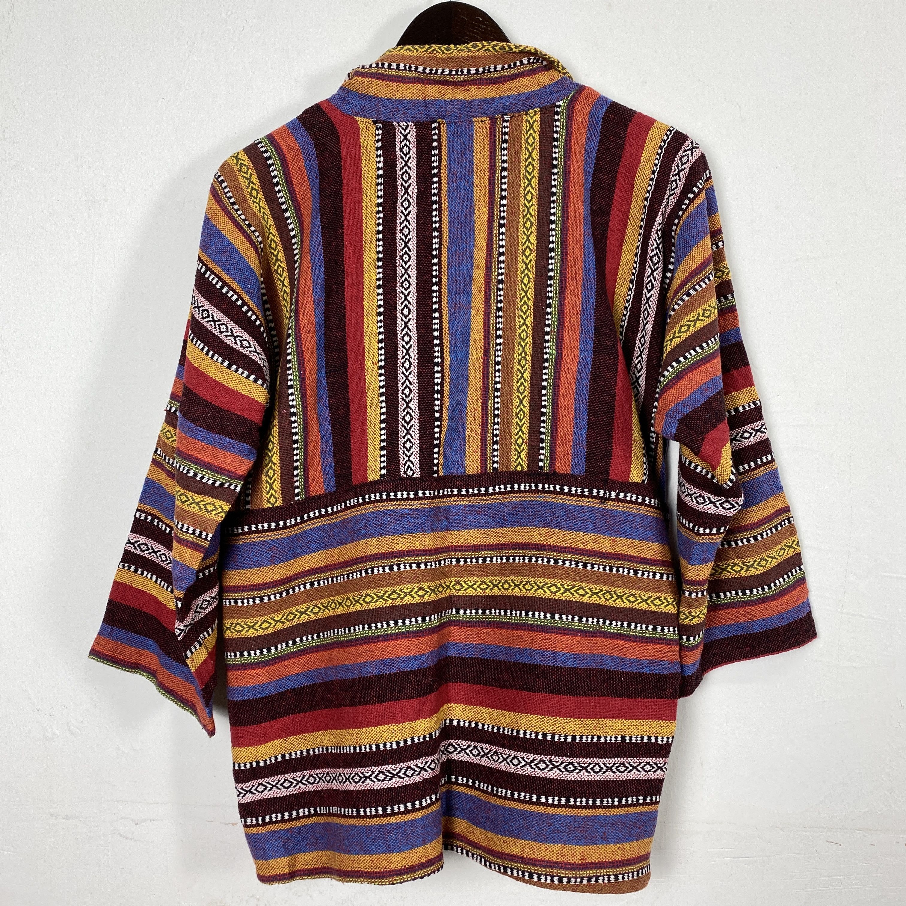 Native Vintage Tribal Native Woven Kimono J0152 Size US S / EU 44-46 / 1 - 9 Thumbnail