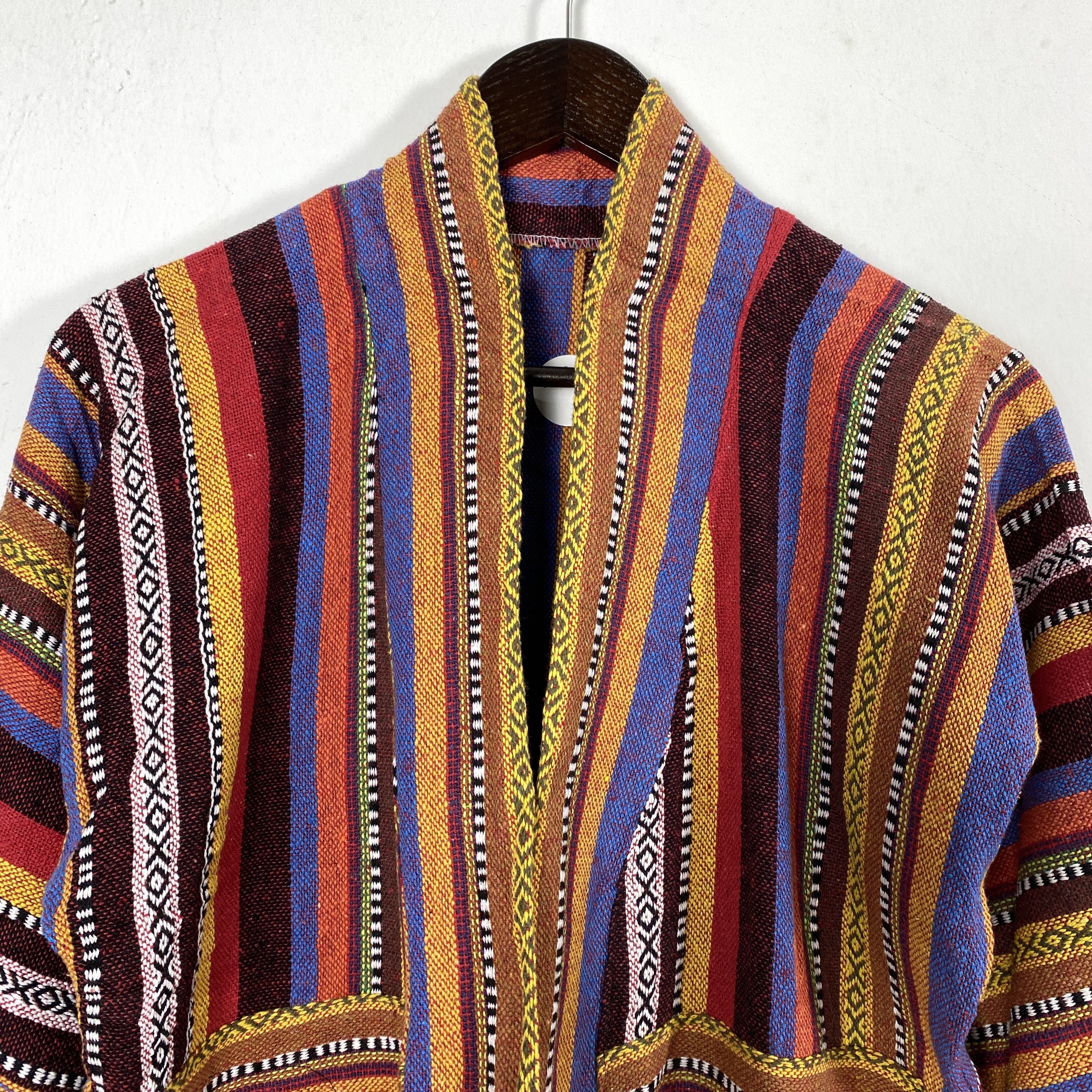 Native Vintage Tribal Native Woven Kimono J0152 Size US S / EU 44-46 / 1 - 2 Thumbnail