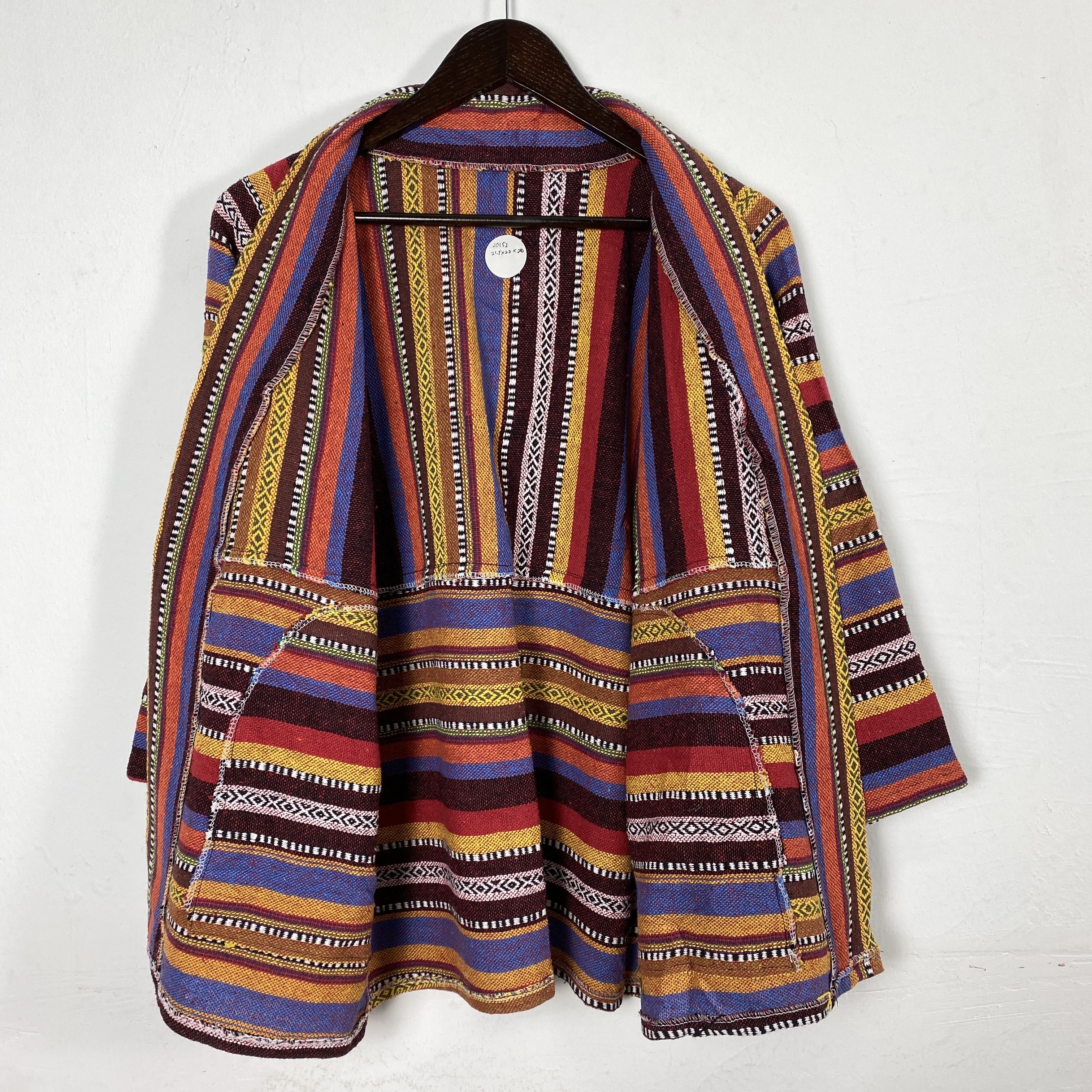 Native Vintage Tribal Native Woven Kimono J0152 Size US S / EU 44-46 / 1 - 6 Thumbnail