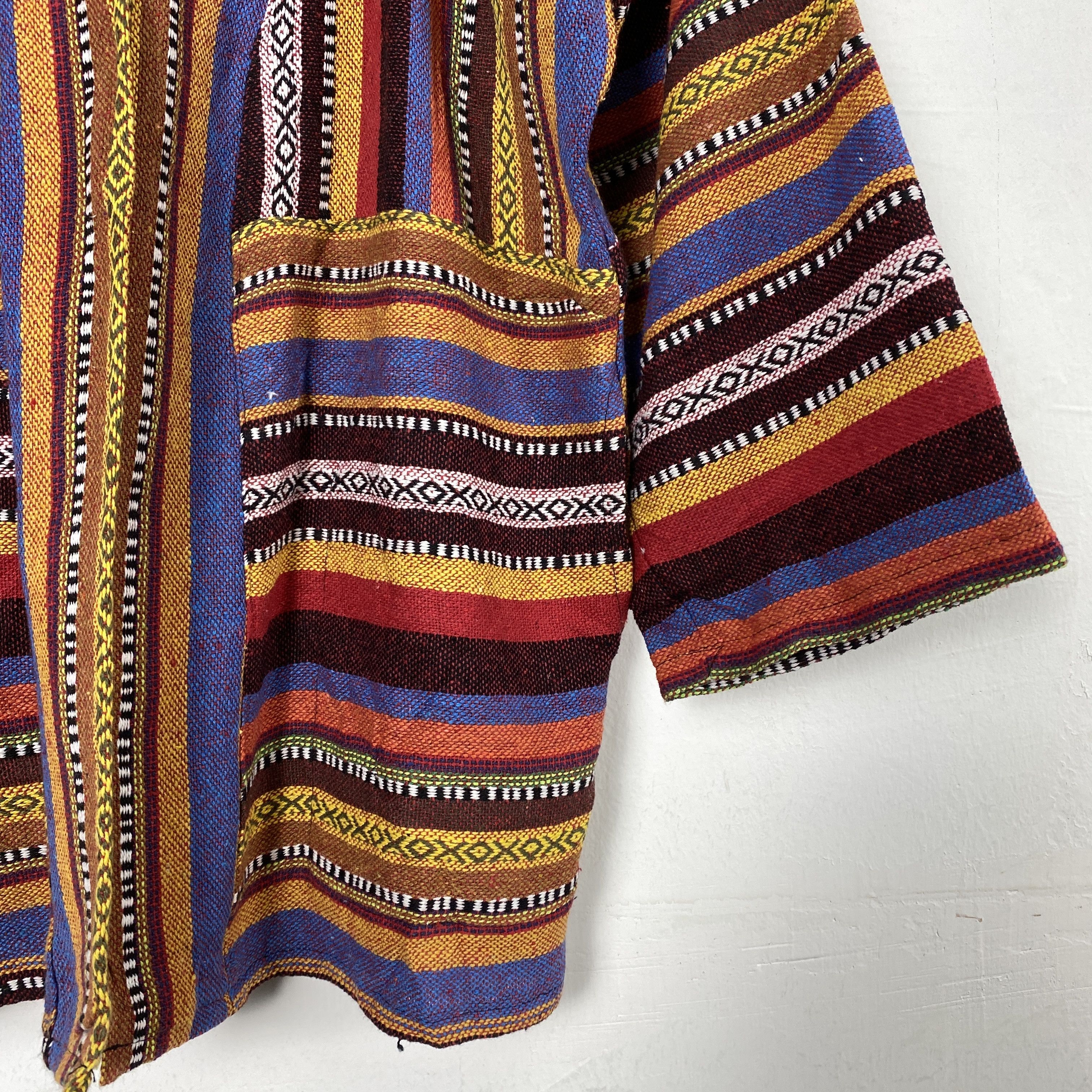 Native Vintage Tribal Native Woven Kimono J0152 Size US S / EU 44-46 / 1 - 4 Thumbnail