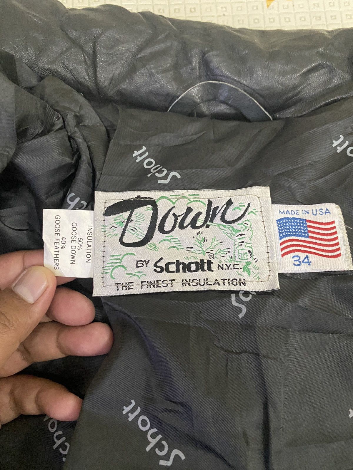 Schott × Vintage RARE VINTAGE GOOSE FEATHERS SCHOTT DOWN PUFFER JACKET Size US M / EU 48-50 / 2 - 6 Thumbnail