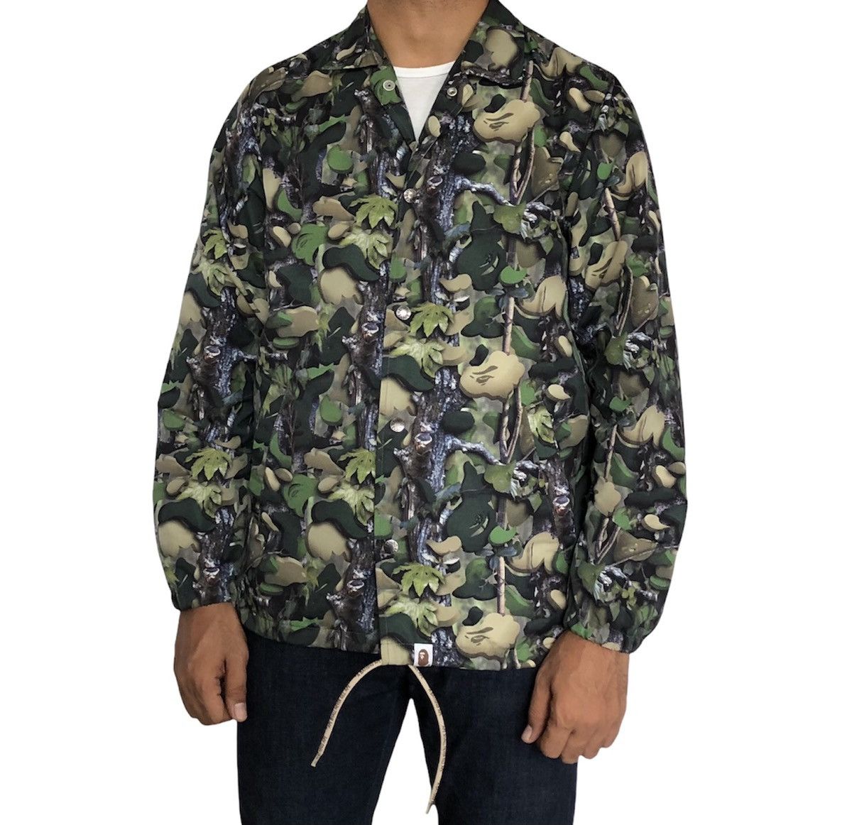 Bape Village Camo Coach Jacket Size US S / EU 44-46 / 1 - 1 Thumbnail