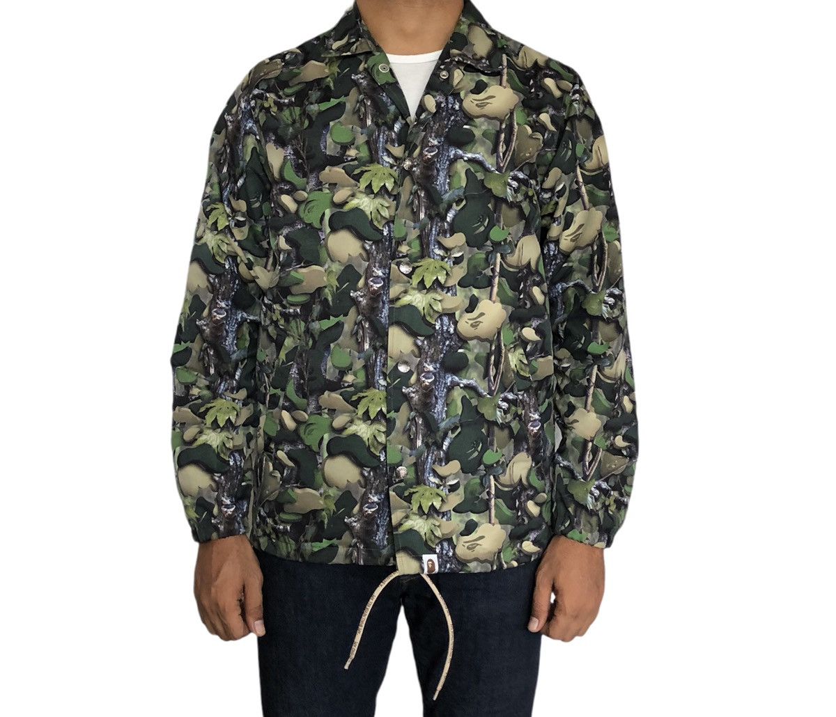 Bape Village Camo Coach Jacket Size US S / EU 44-46 / 1 - 2 Thumbnail