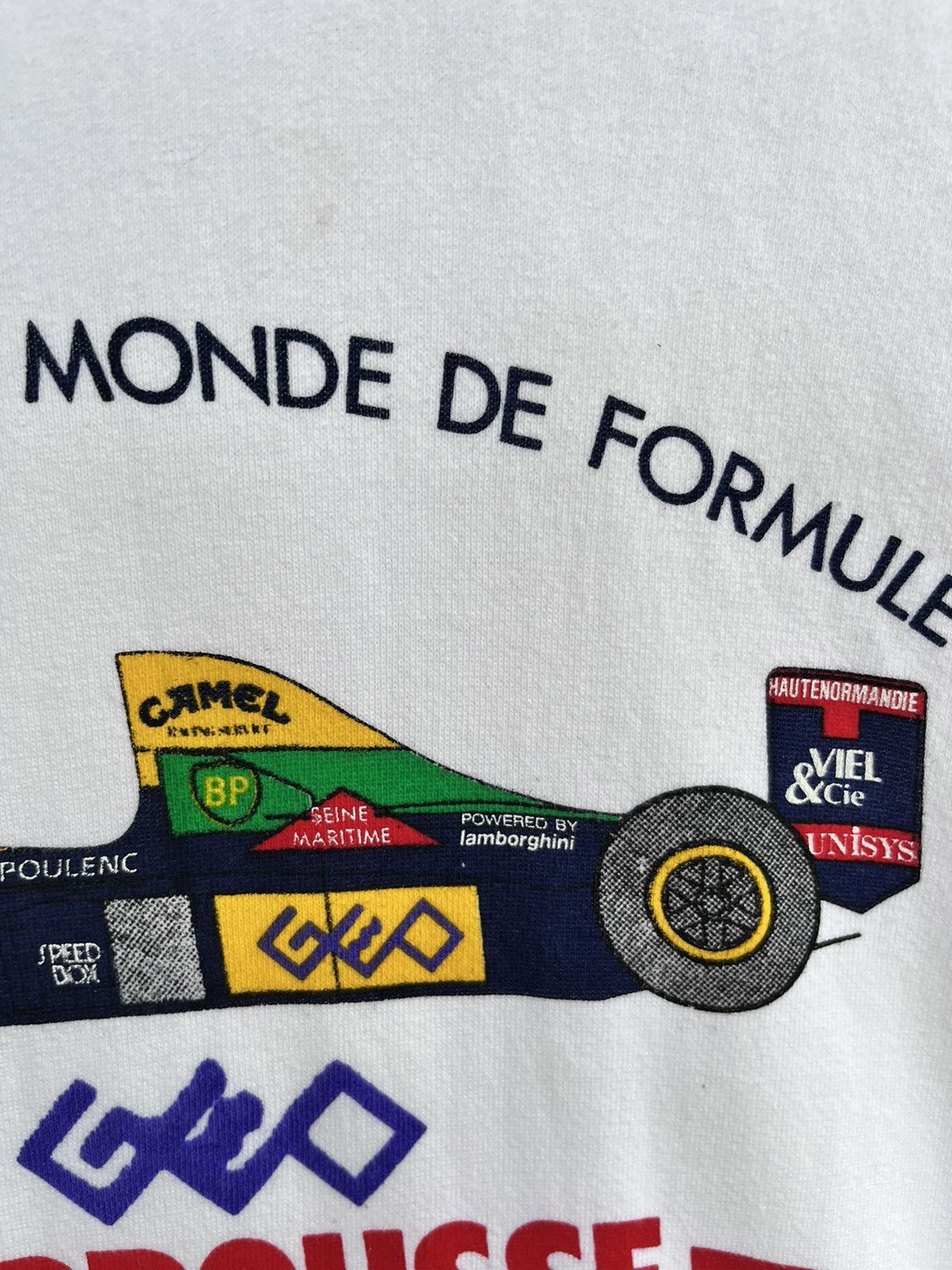 Formula 1 × Lamborghini VERRY RARE‼️80s Larrousse Formula 1 Racing Team Sweatshirt Size US M / EU 48-50 / 2 - 4 Thumbnail